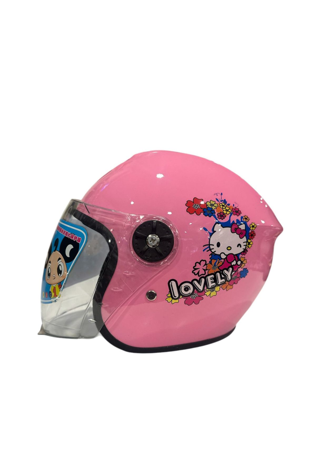 Hello Kitty Desenli Pembe Çocuk Kaskı - 2