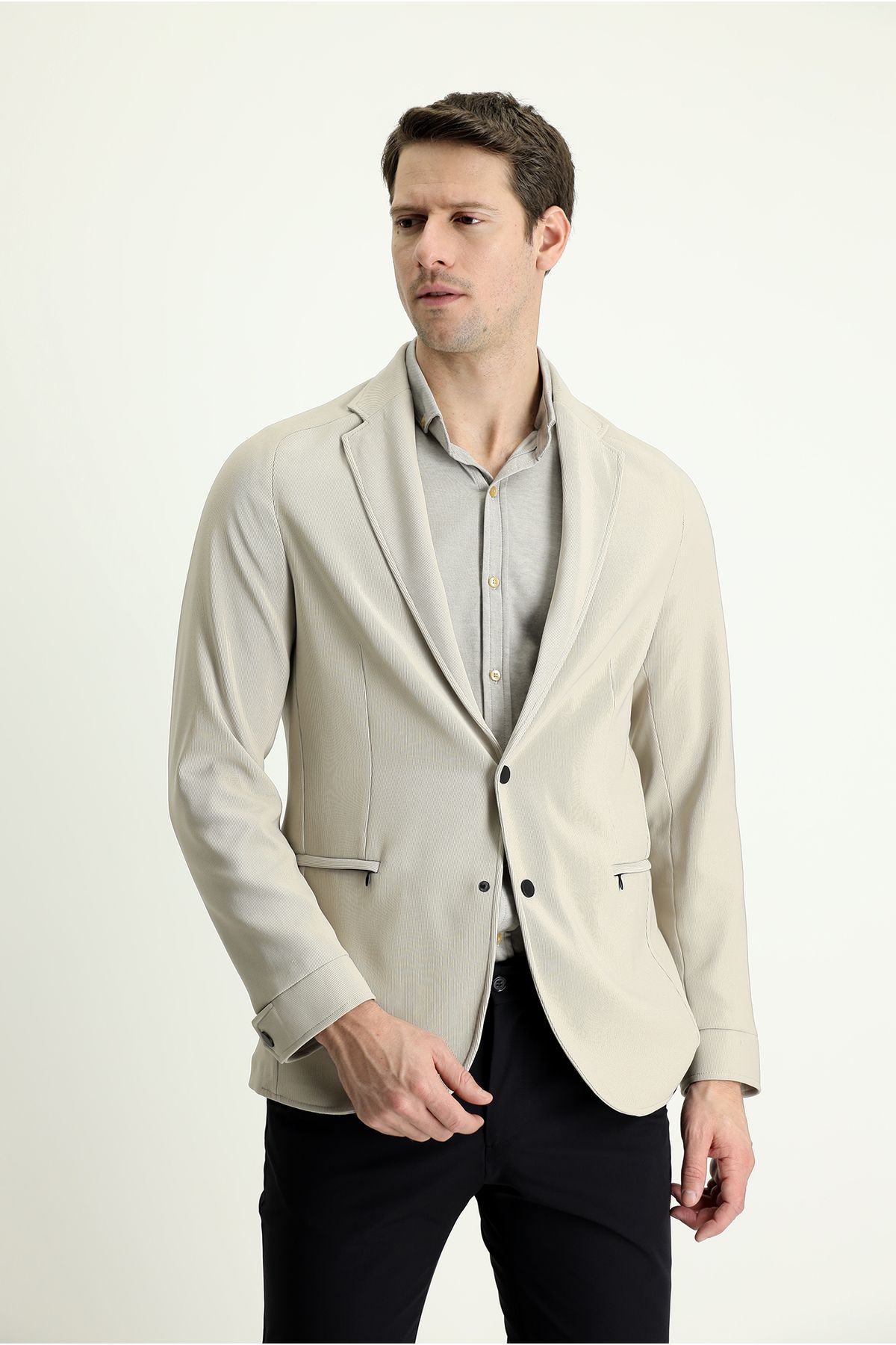 Kiğılı-Regular Fit Sports Knitted Jacket 3