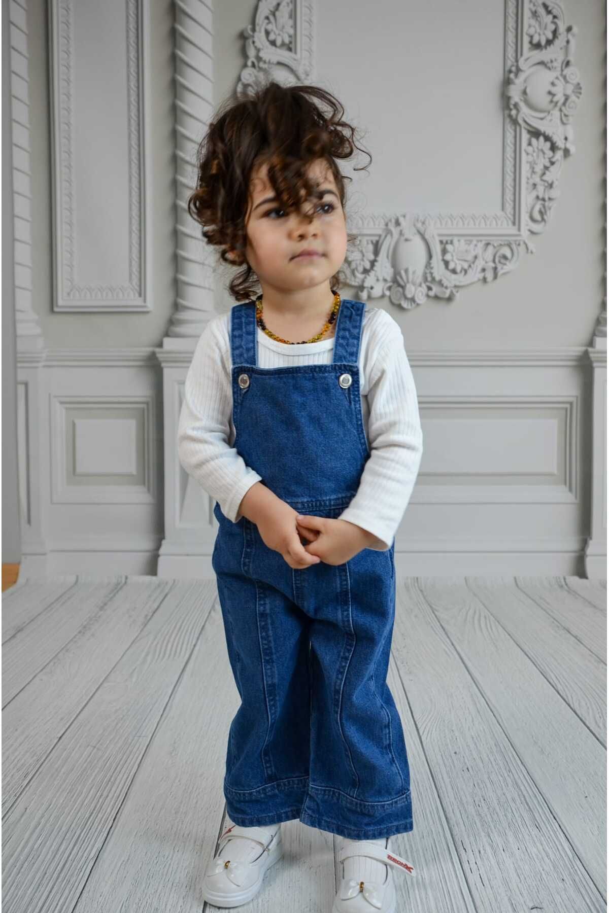 Ede Tekstil-Girl's Jeans Slopet Blue Denim 5