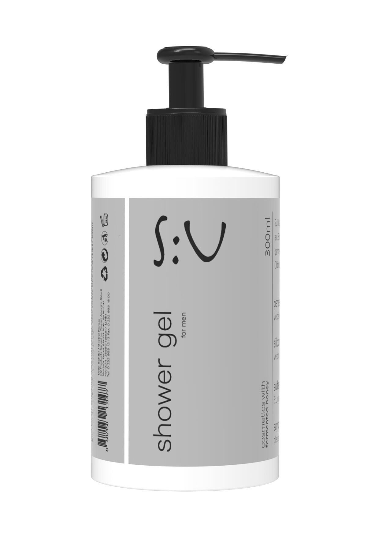 S:U Body Care Shower Gel Men 300 ml - Duş Jeli Erkek Tuz , Paraben , Silikon , Sles/sls Içermez