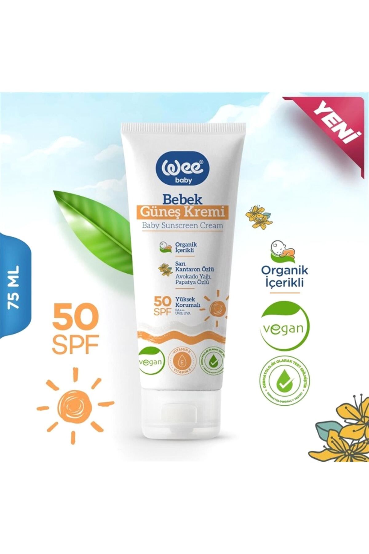 Wee Baby 50 Spf Bebek Güneş Kremi 75 ml 546