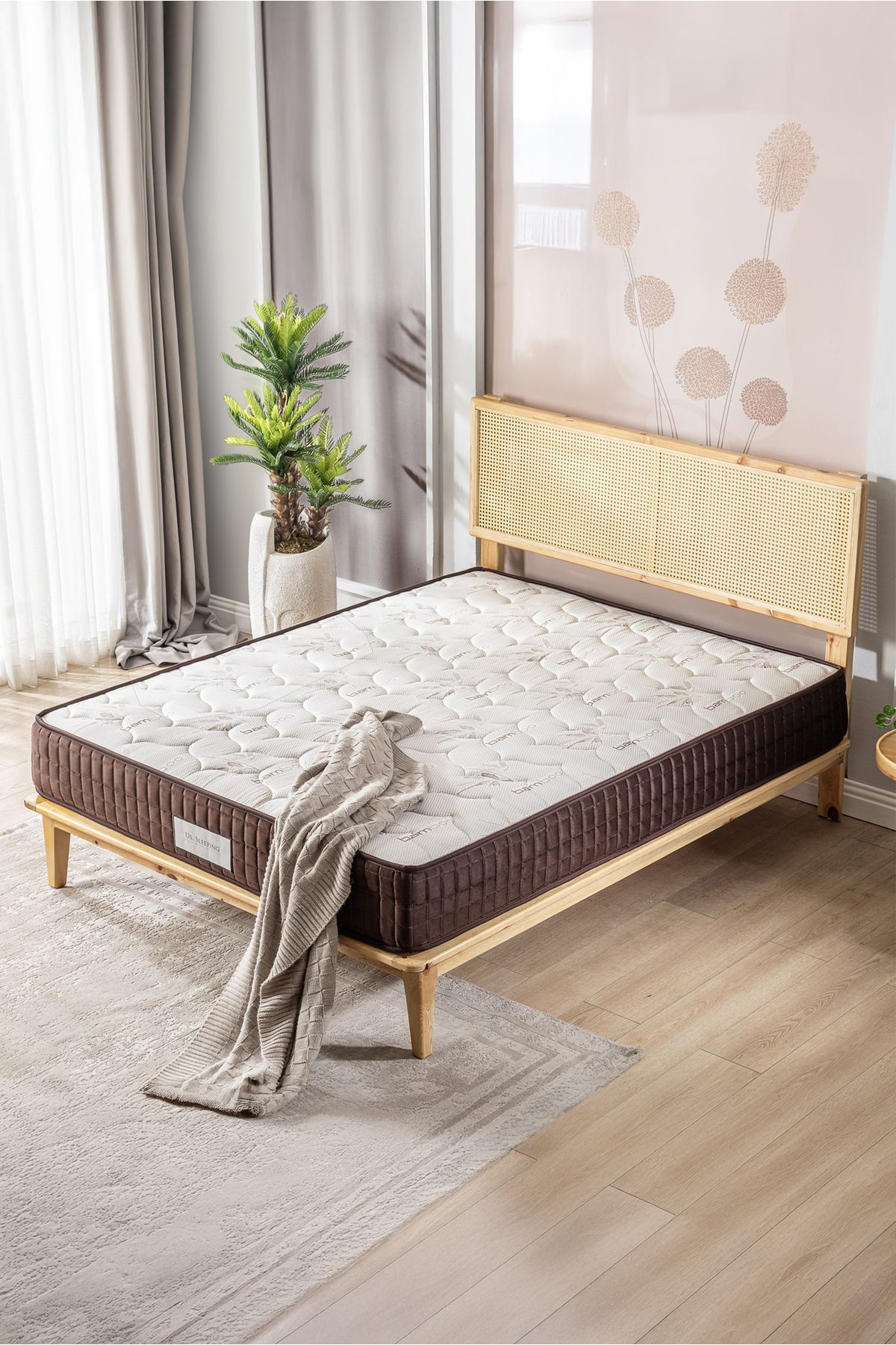 US. SLEEPING Ultra Ortopedik Super Bamboo Yaylı Yatak