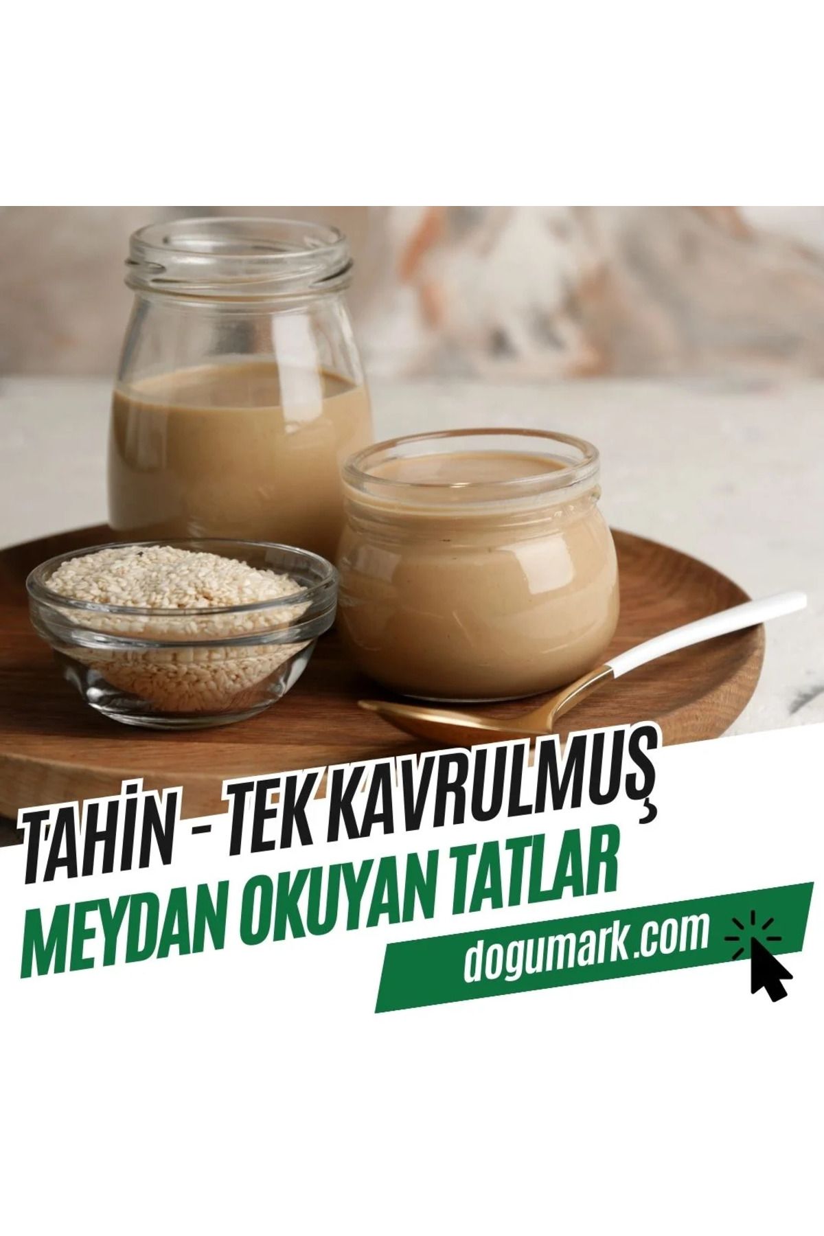 DoğuMark Tahin - Tek Kavrulmuş 660cc (Net 650g)