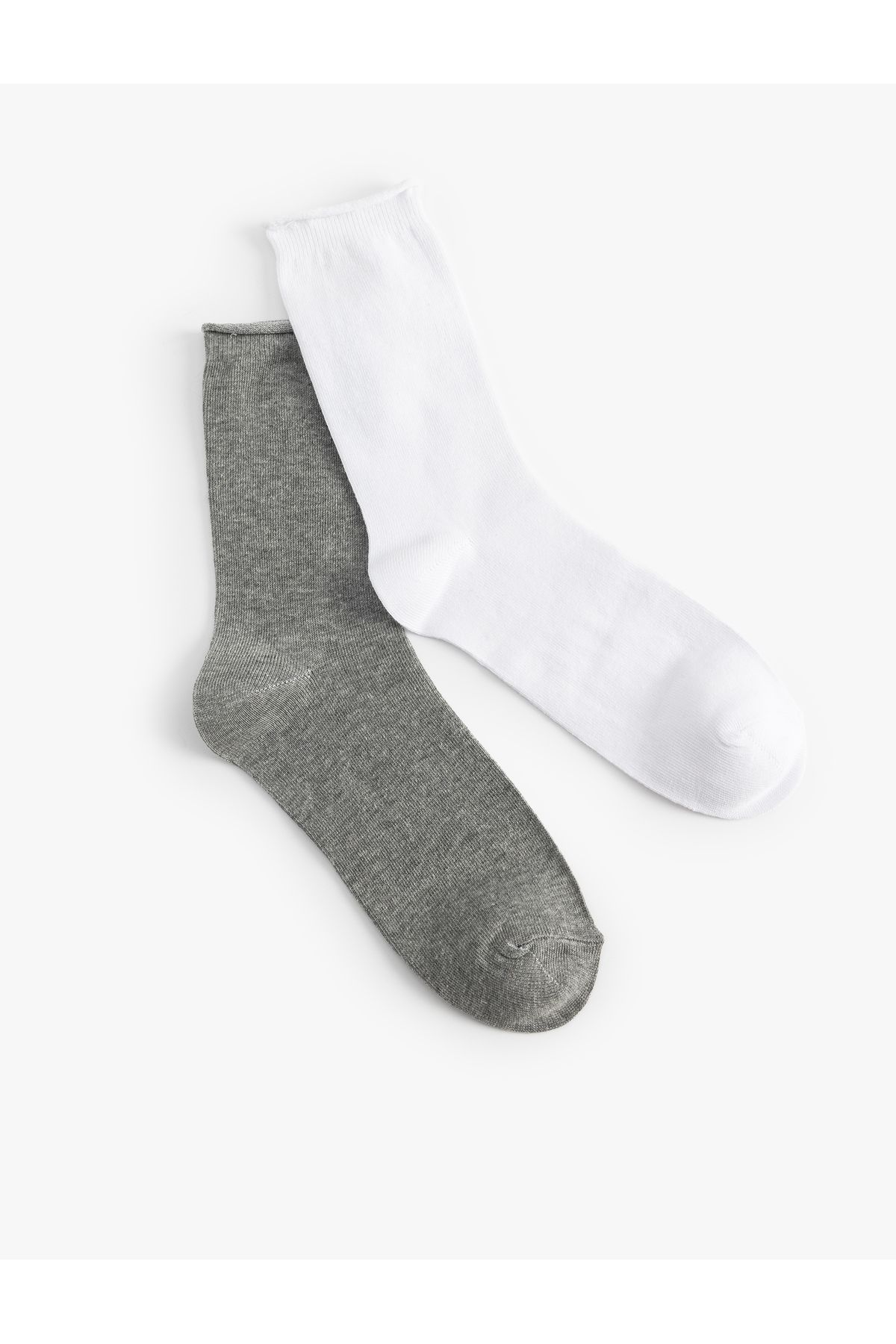 Koton-Basic Set of 2 Multicolored Socks 2