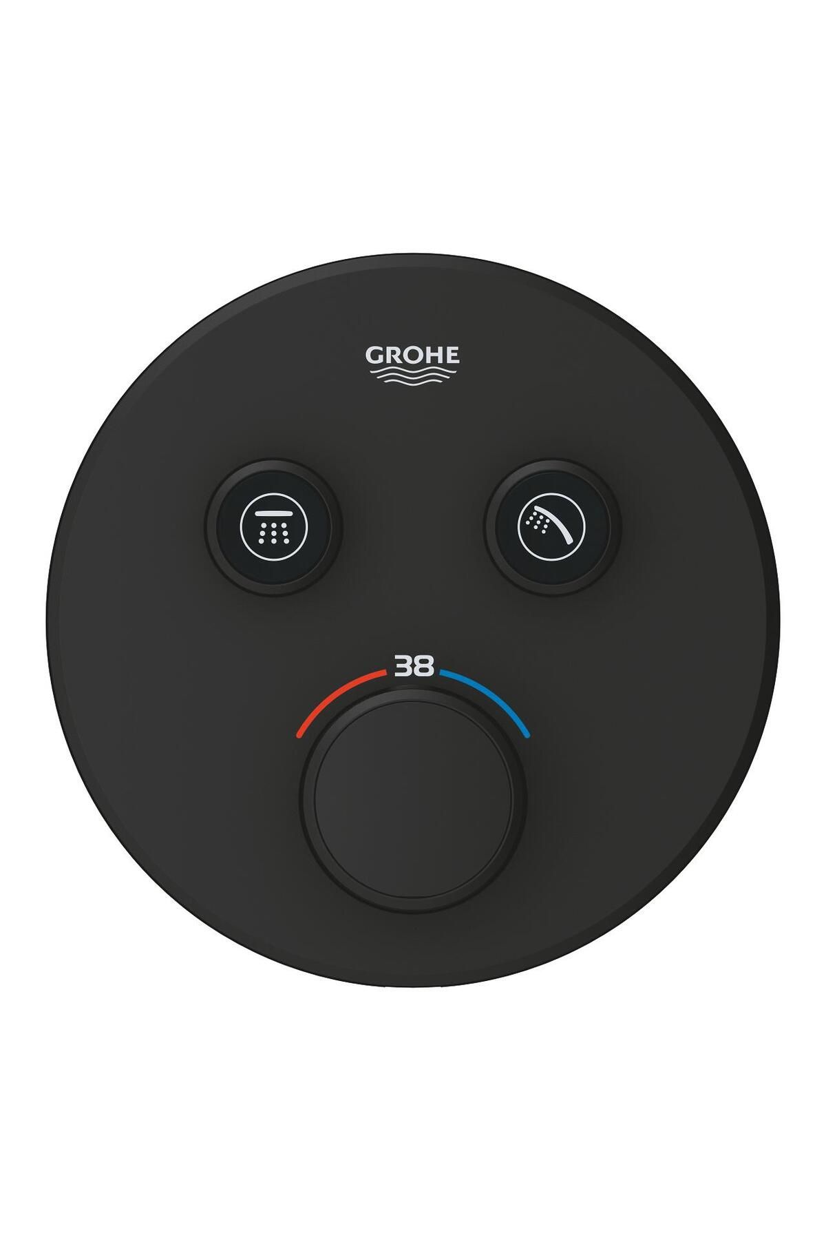 Grohe-Grohtherm Smartcontrol Built-In Thermostatic Shower Faucet with Dual Valve Flow Control - 29507K 3