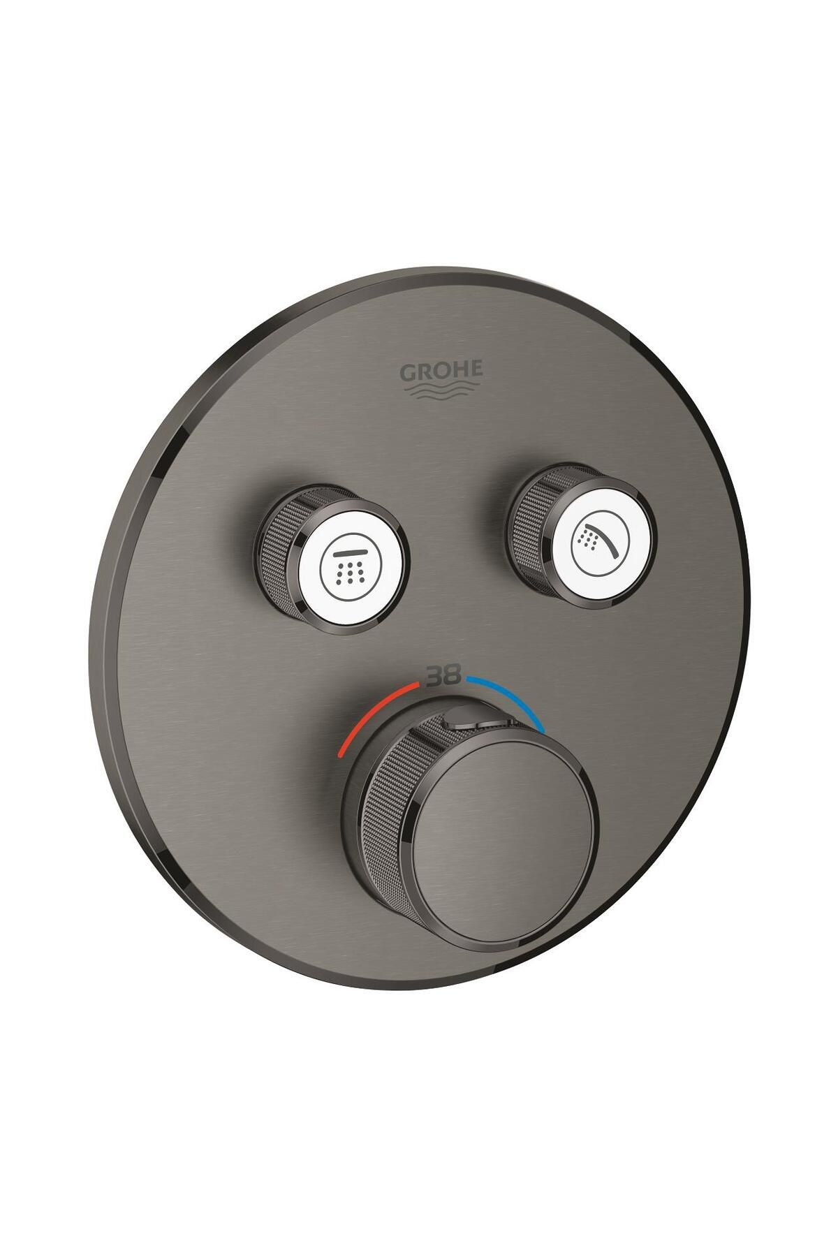 Grohe-Grohtherm Smartcontrol Double Valve Flow Control, Built-In Thermostatic Shower Faucet - 29119A 1