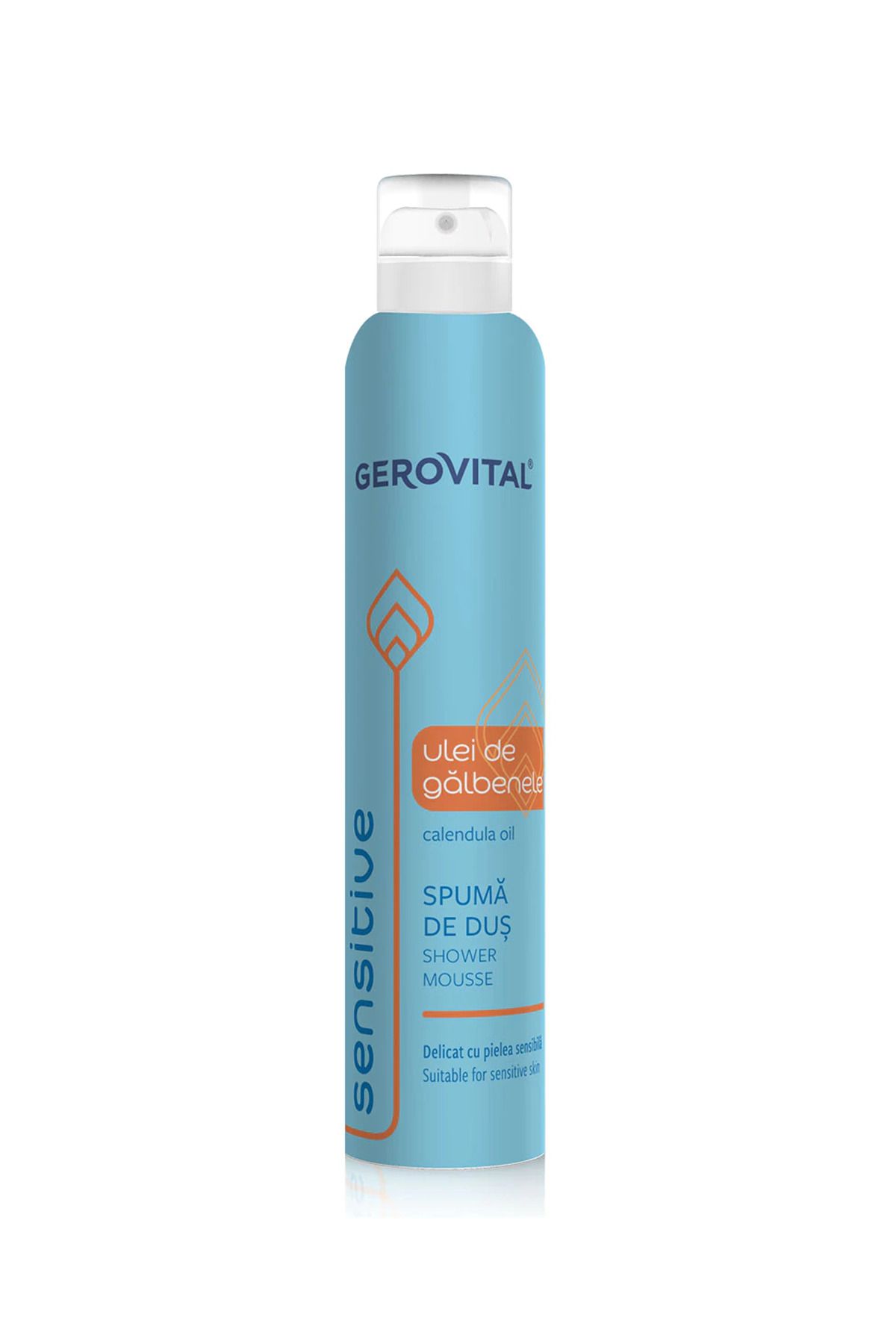 GEROVITAL-SPUMA DE DUS SENSITIVE - ULEI DE GALBENELE 200ml 1