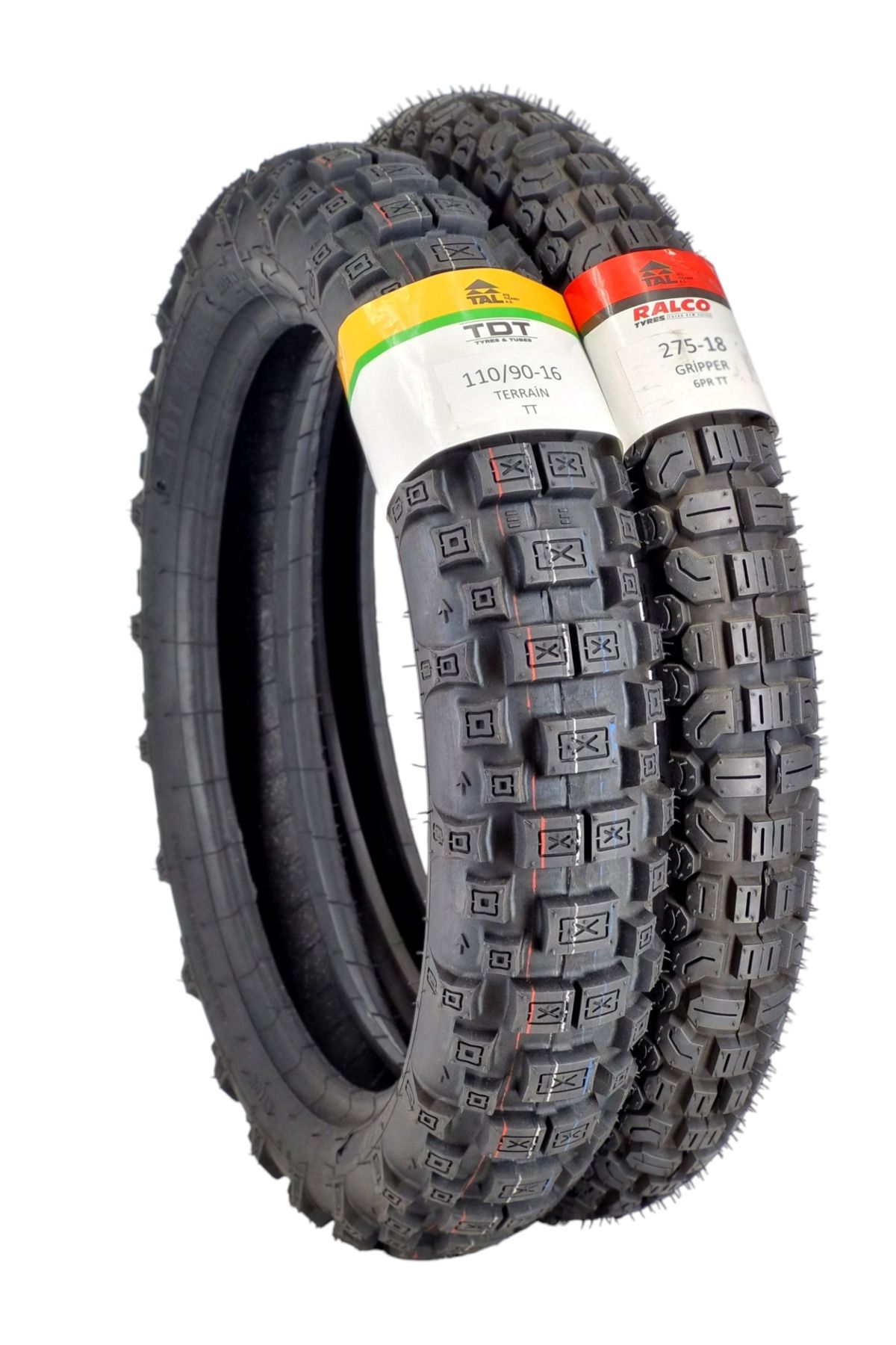 110/90-16(TT) VE 275-18 (TT) MOTOSİKLET LASTİKLERİ TERRAİN GRİPPER