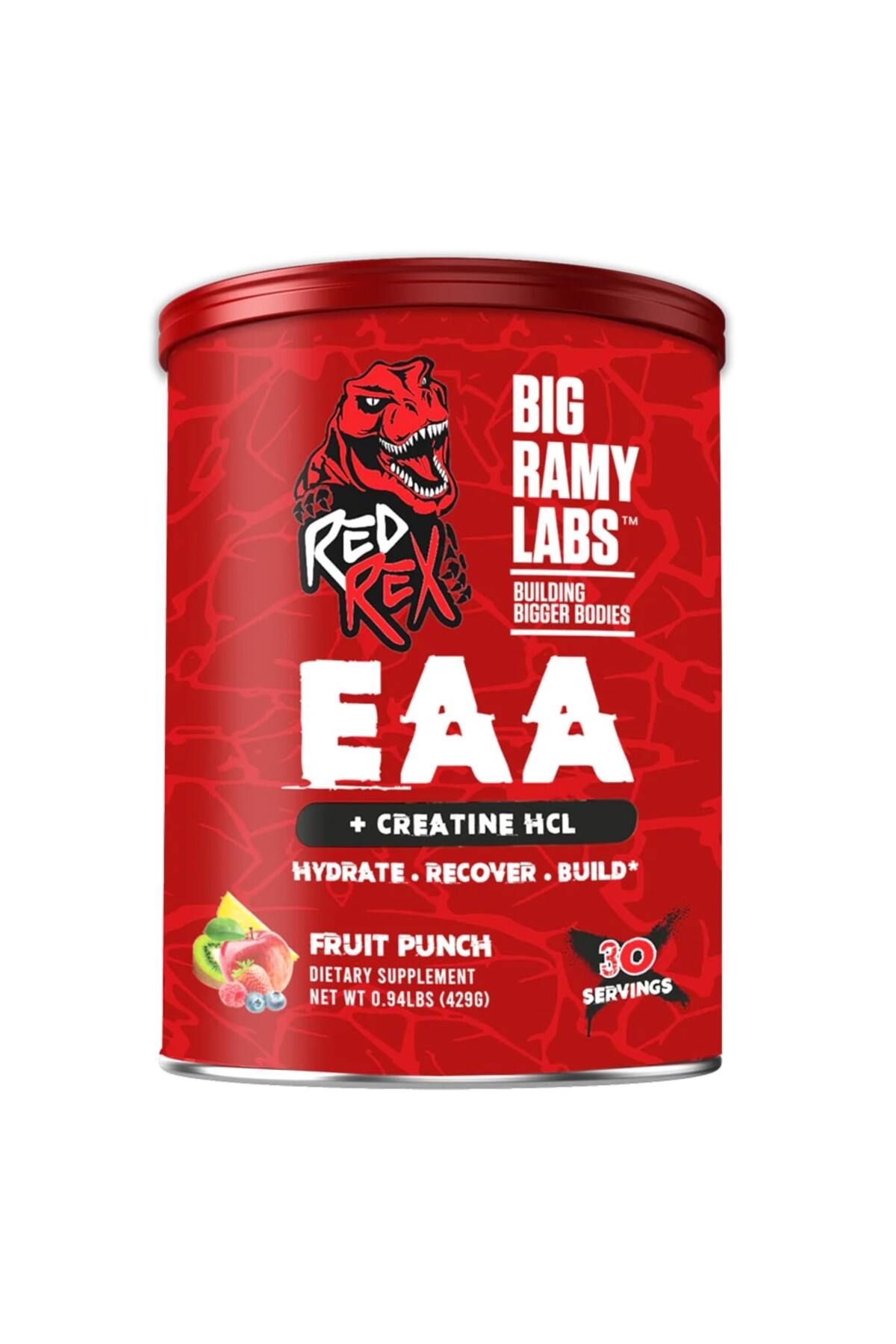 BIG RAMY LABS-ريد ريكس إي إيه إيه + كرياتين إتش سي إل، نكهة الفواكه، 30 1