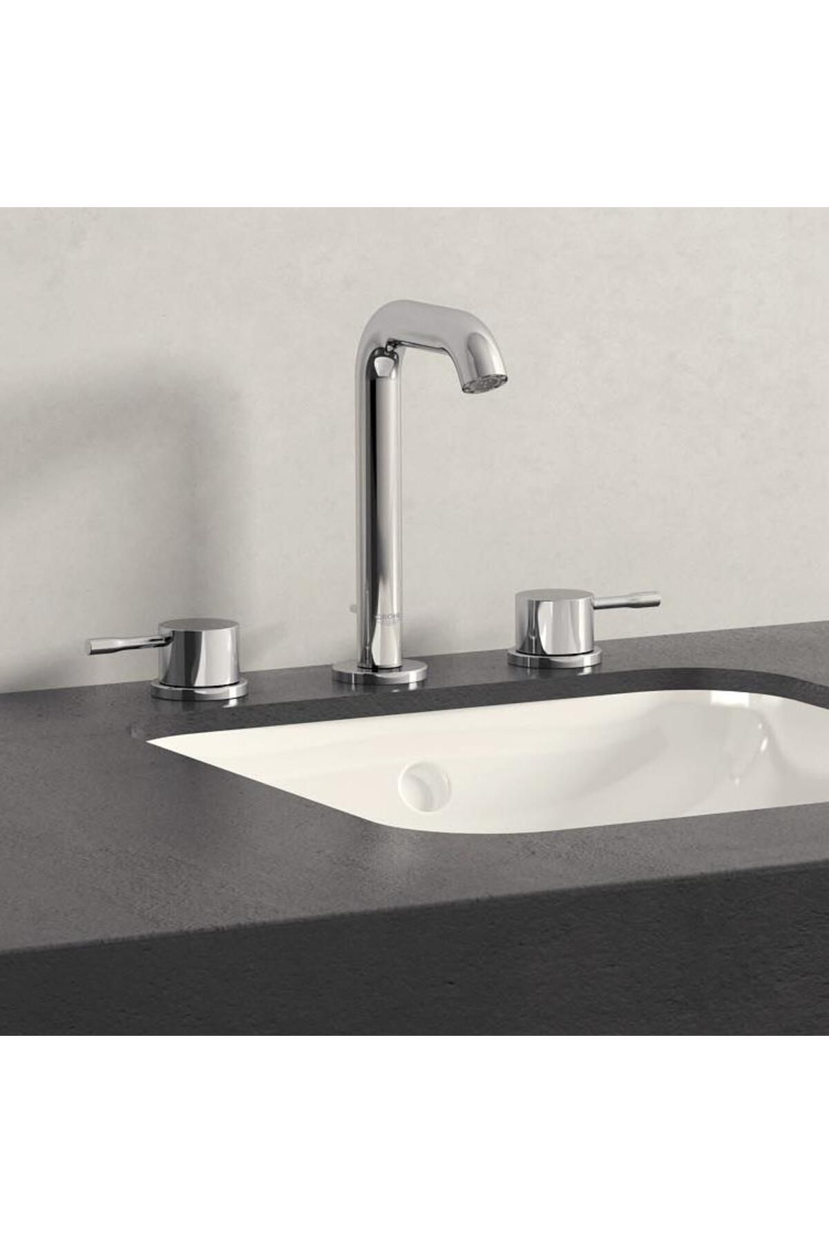 Grohe-Essence Three Hole Sink Faucet M-size -20296001 2