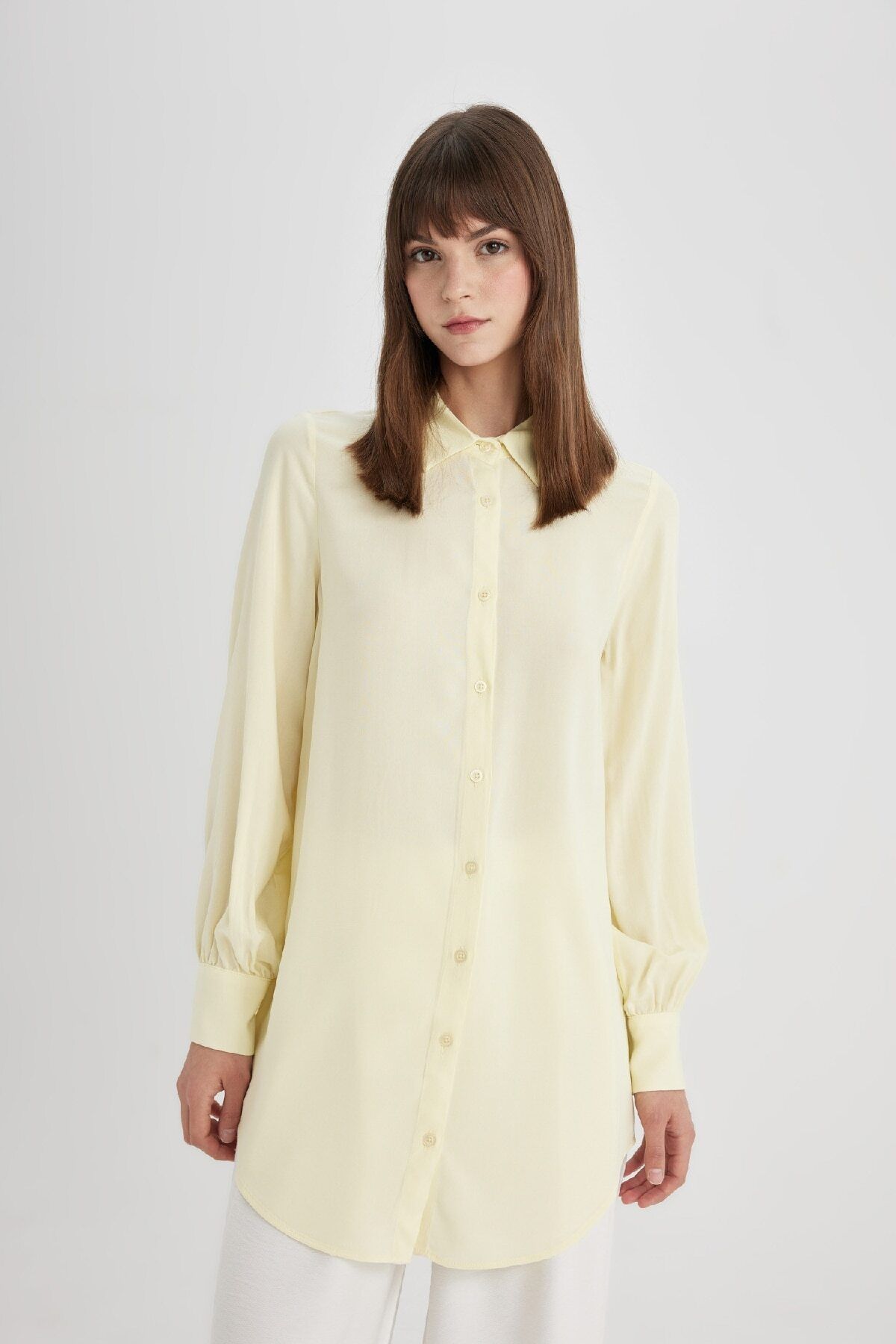 DeFacto-Regular Fit Basic Langarmshirt Tunika Z3538az24sp 1