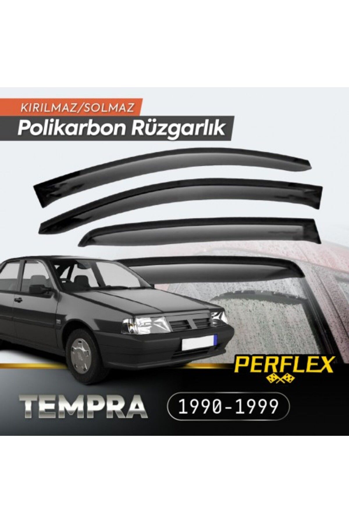 Mustore Fiat Tempra-Tipo 1990-1999 Cam Rüzgarlığı V2 Mugen