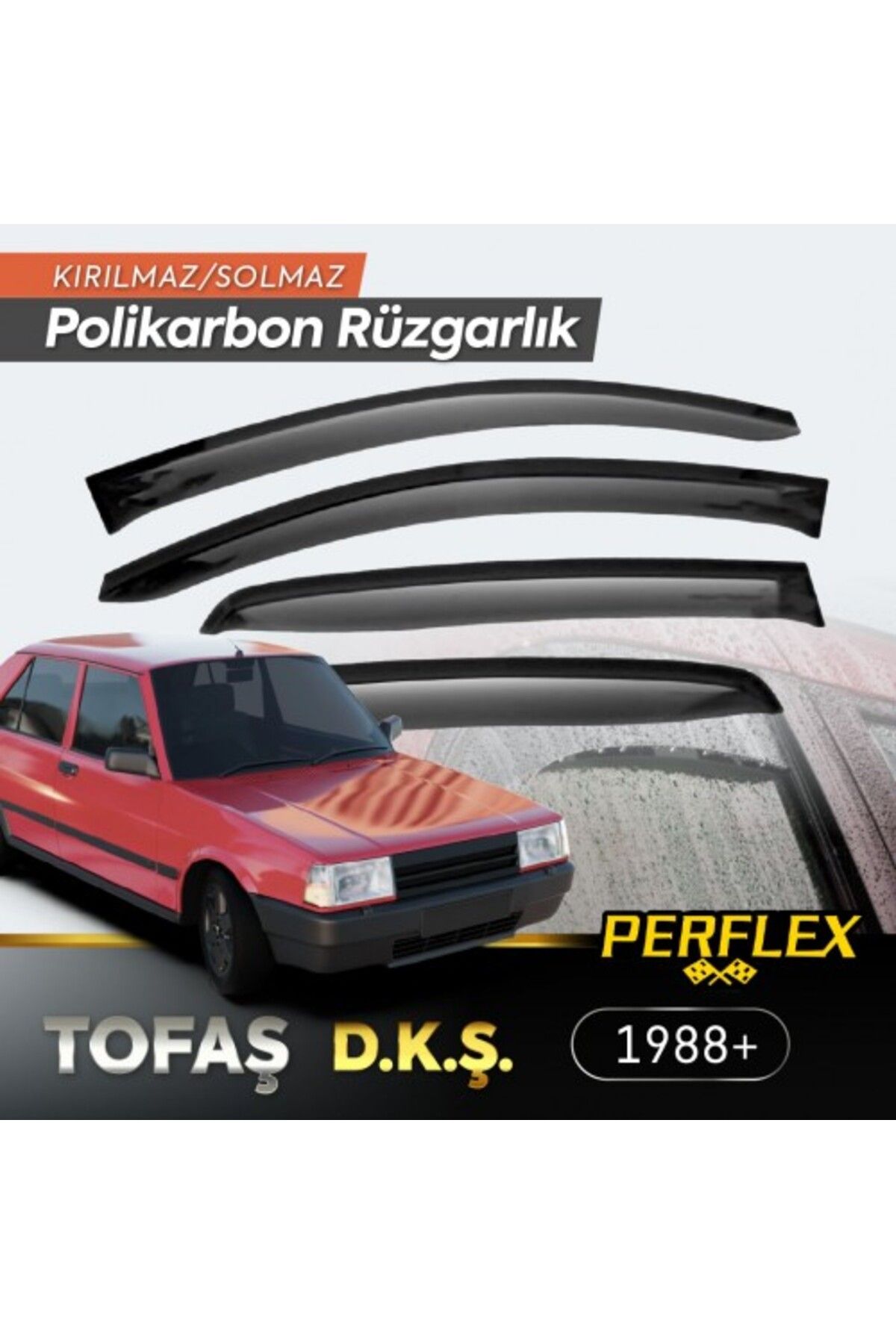 NZM TİCARET Tofaş D.k.ş 1988 Cam Rüzgarlığı V2 Mugen