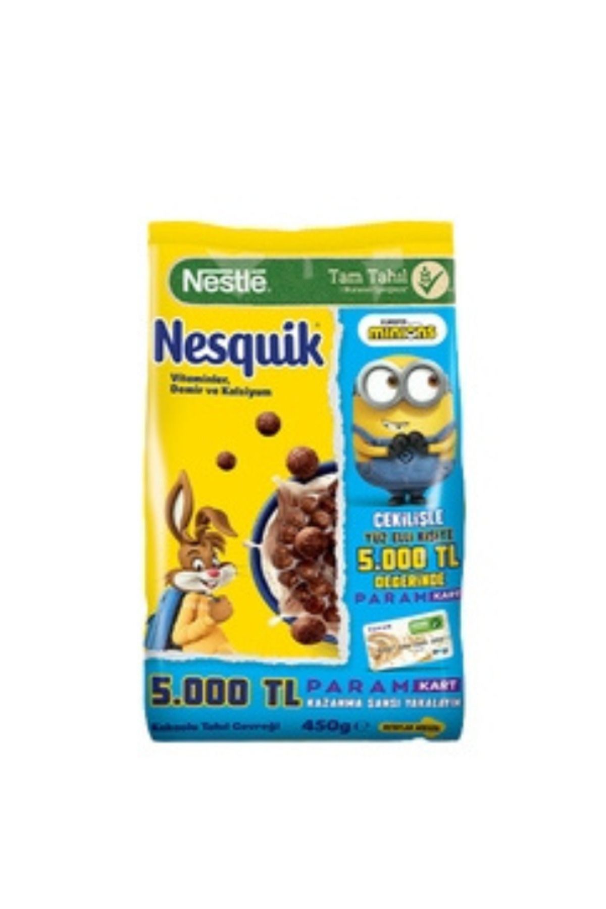 Nescafe Nesquik 450 gr Kakaolu Buğday ve Mısır Gevreği