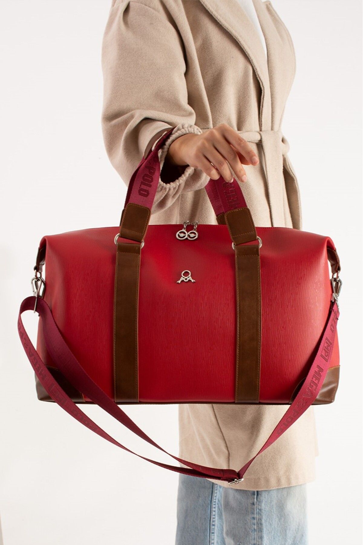 Çanta Trend-Gym Bag - Red - Plain 2