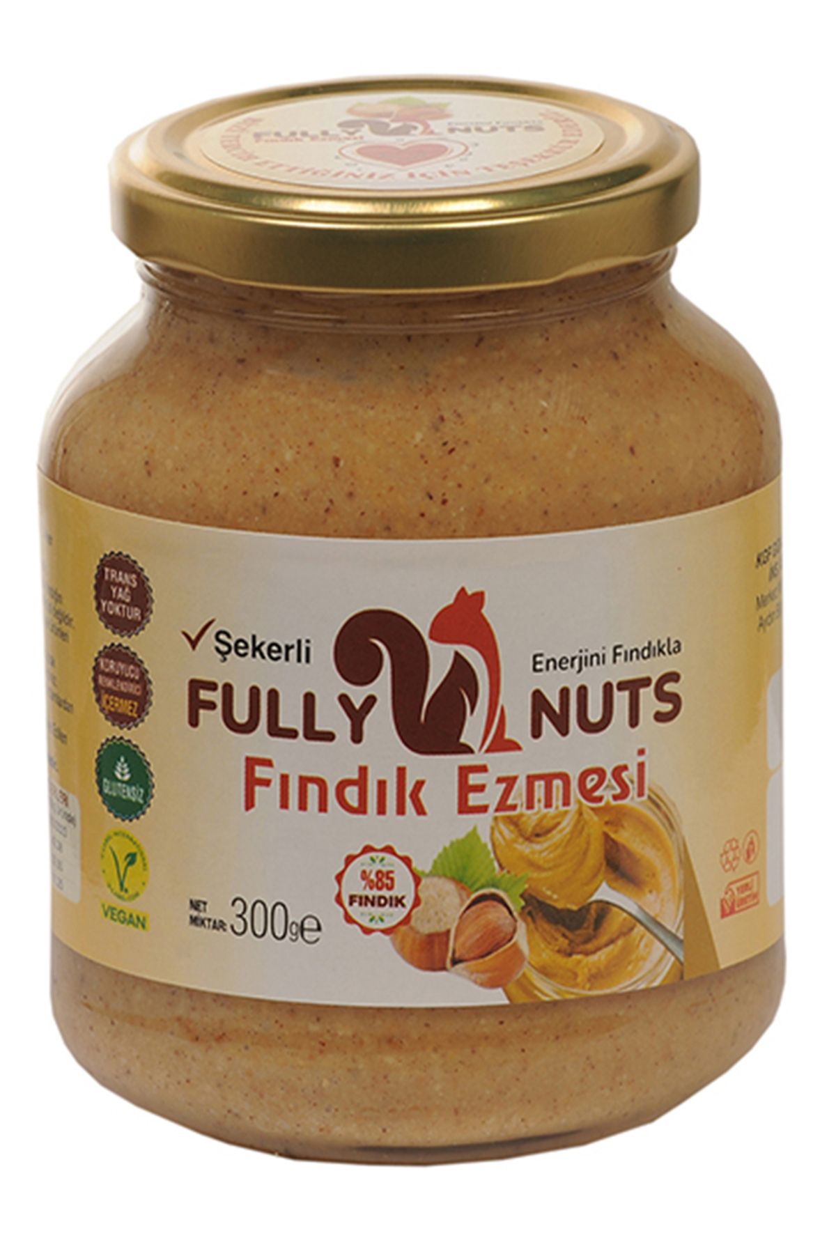 FULLYNUTS FINDIK EZMESİ 300gr