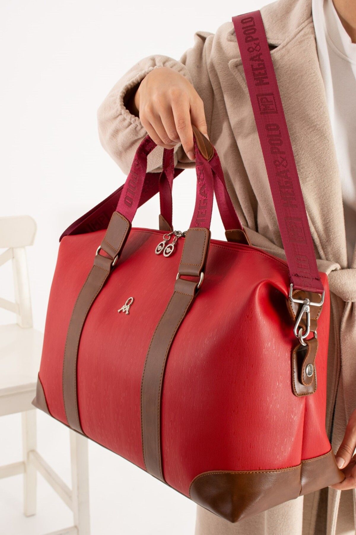 Çanta Trend-Gym Bag - Red - Plain 4