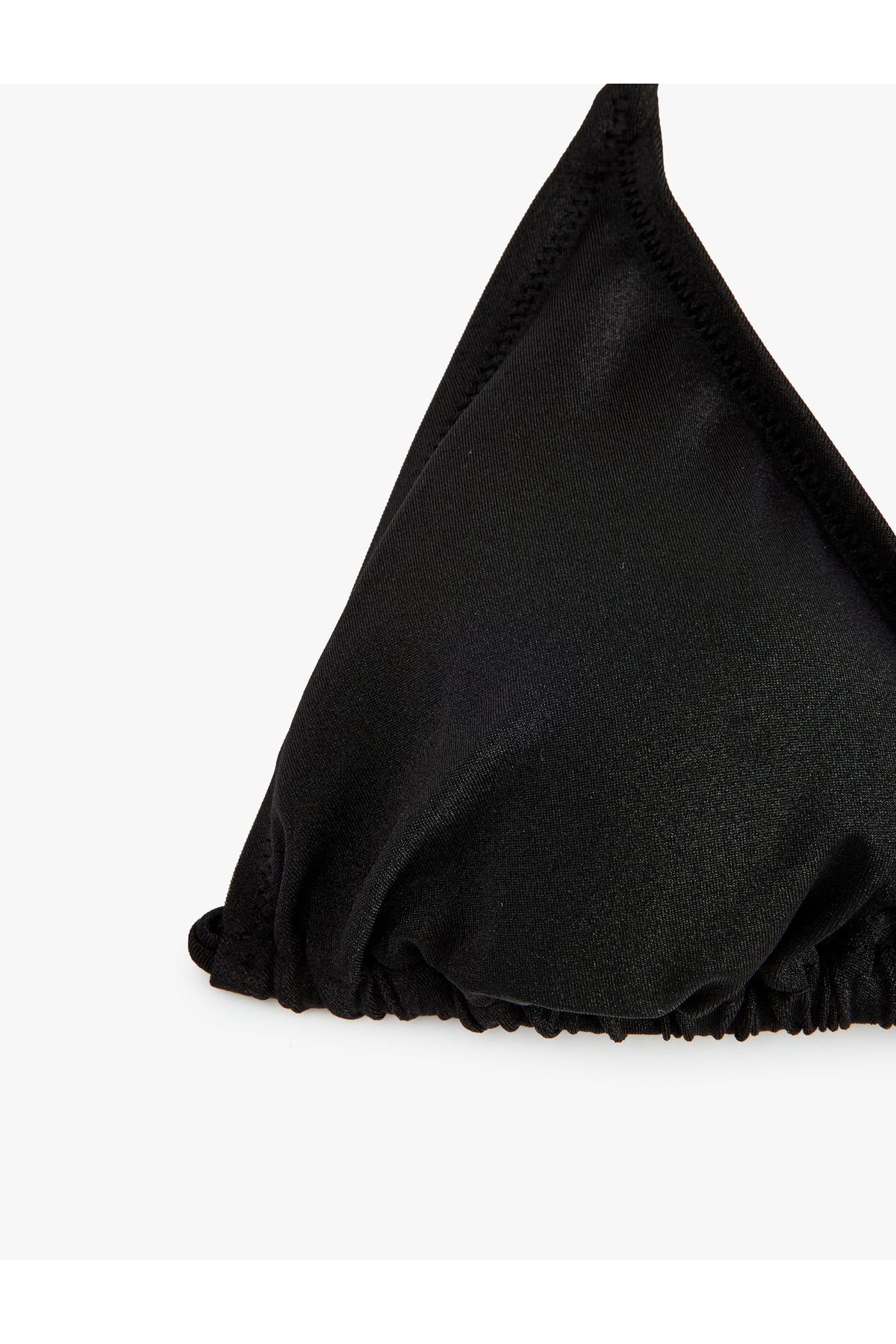 Koton-Drawstring Triangle Bikini Top 3