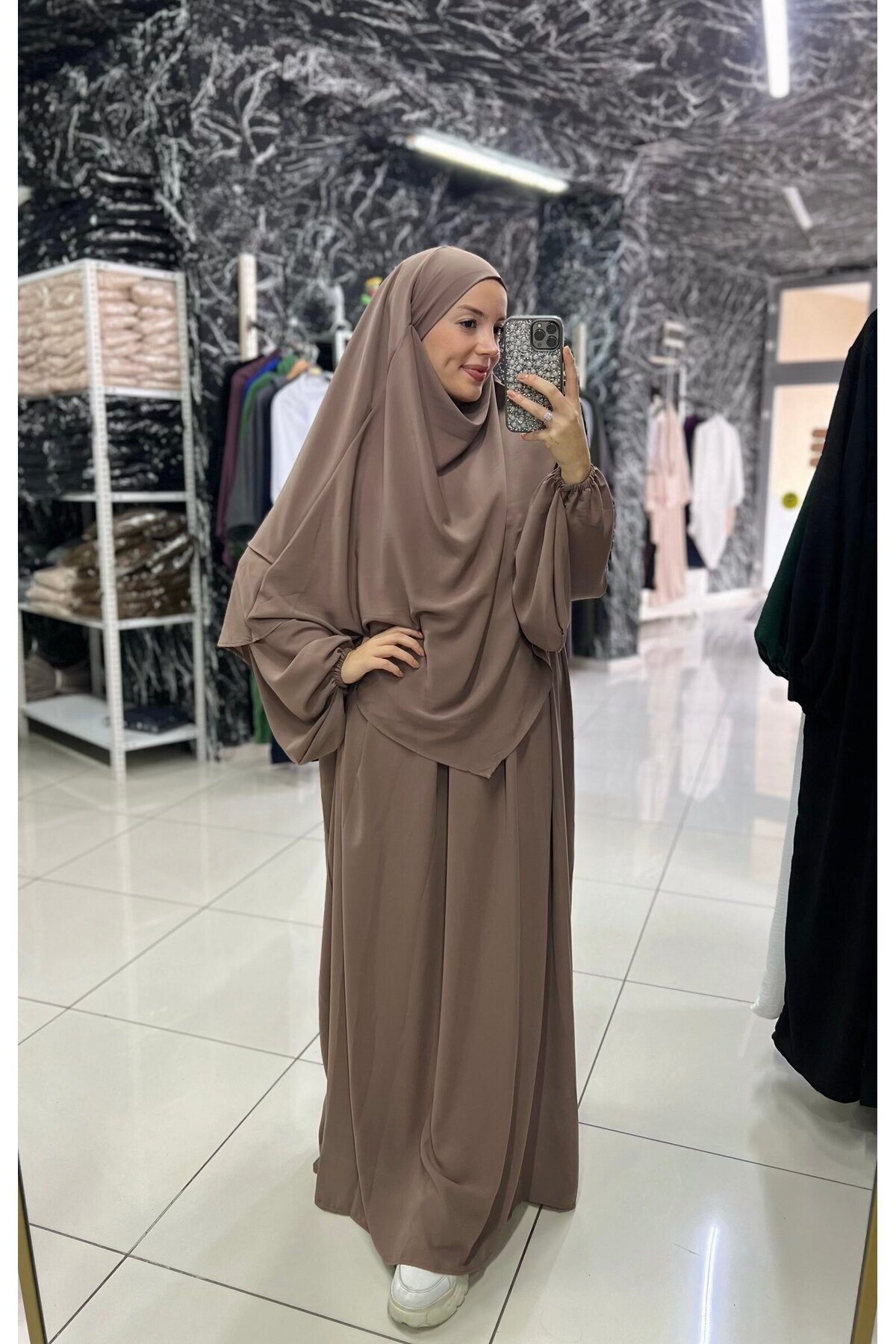 Fashion journey-Ferace Sufle Veil Suit Standard Size Azalea Suit Hajj Umrah 3