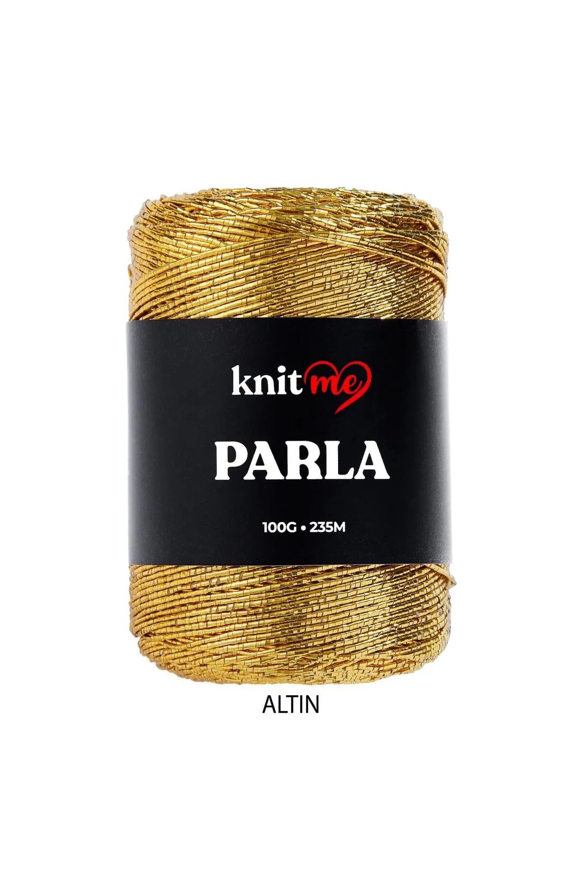 knitme-Parla 100 Gram 235 Meters Glittered Thread - Packing Thread - Ornamental Thread 1