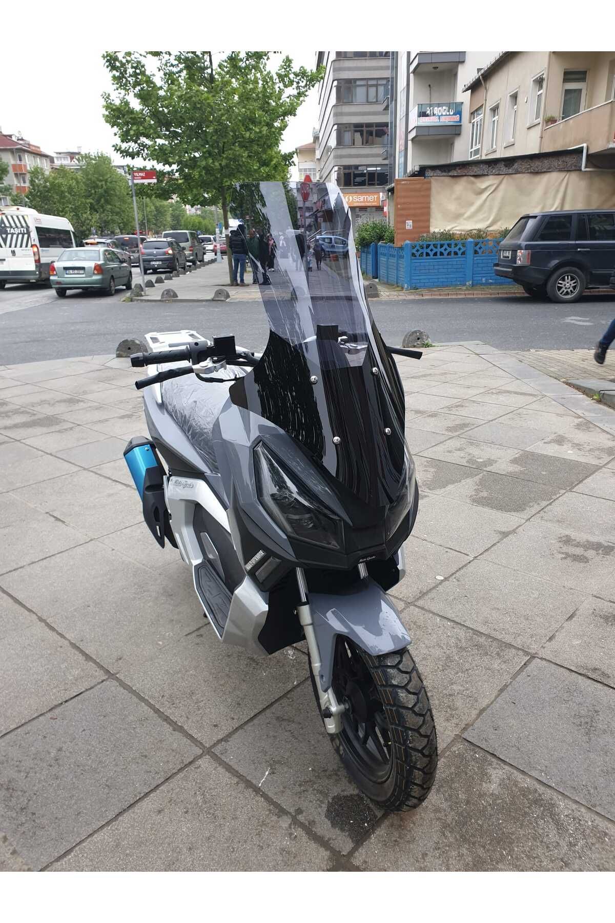 Moto Gusto Dream 150 Siperlik Ön Cam 2023-2025 Model 78cm Füme Renkli 4mm UZUN CAM