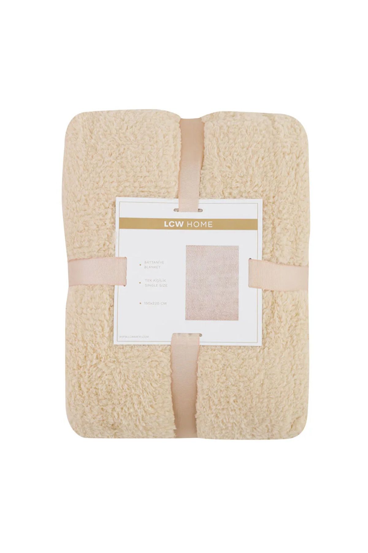 LC Waikiki-Lcw Home Gray Single Blanket 150X220 cm 4
