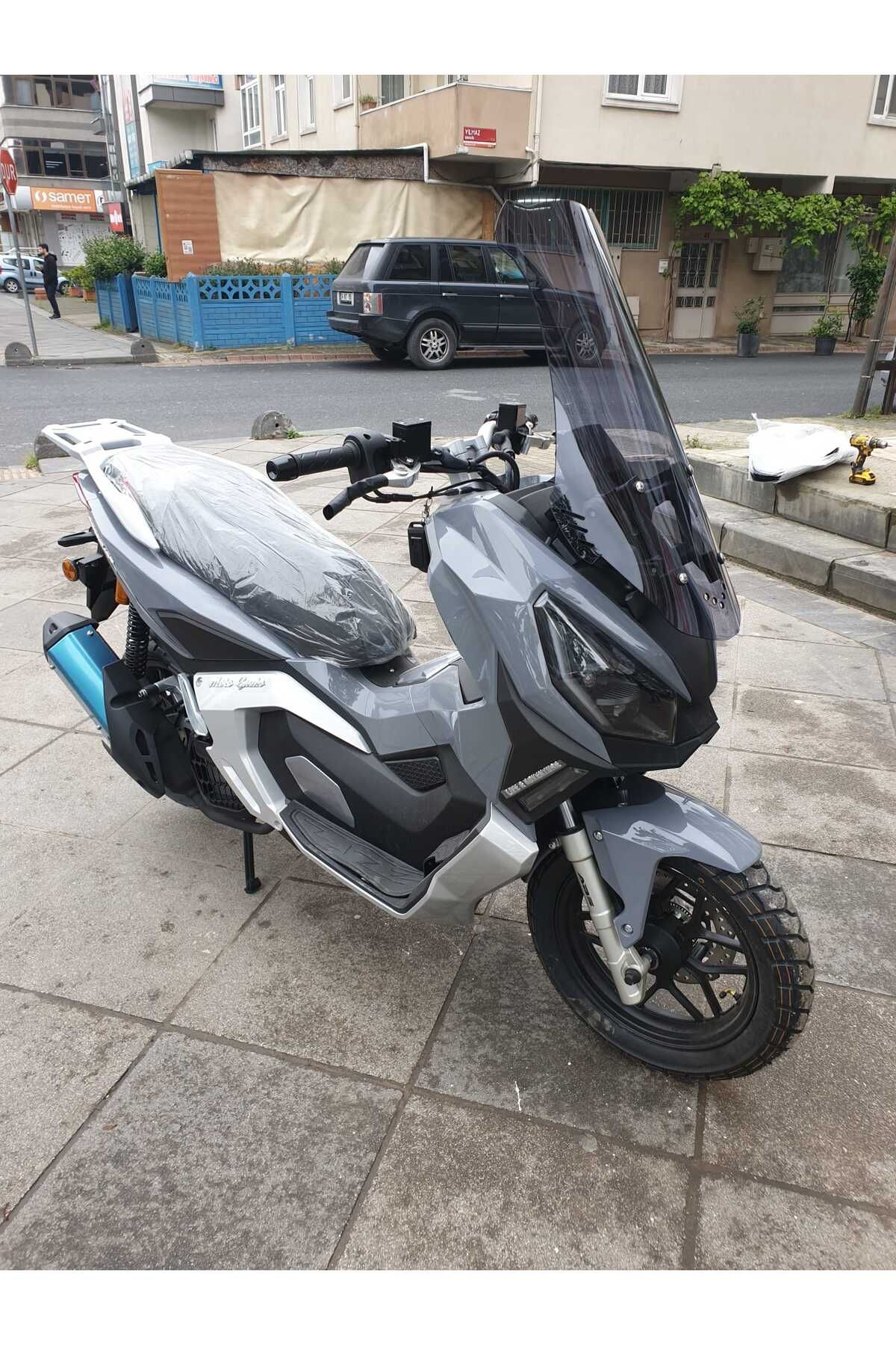 Moto Gusto Dream 150 Siperlik Ön Cam 2023-2025 Model 65cm Füme Renkli 4mm ORTA BOYLU CAM
