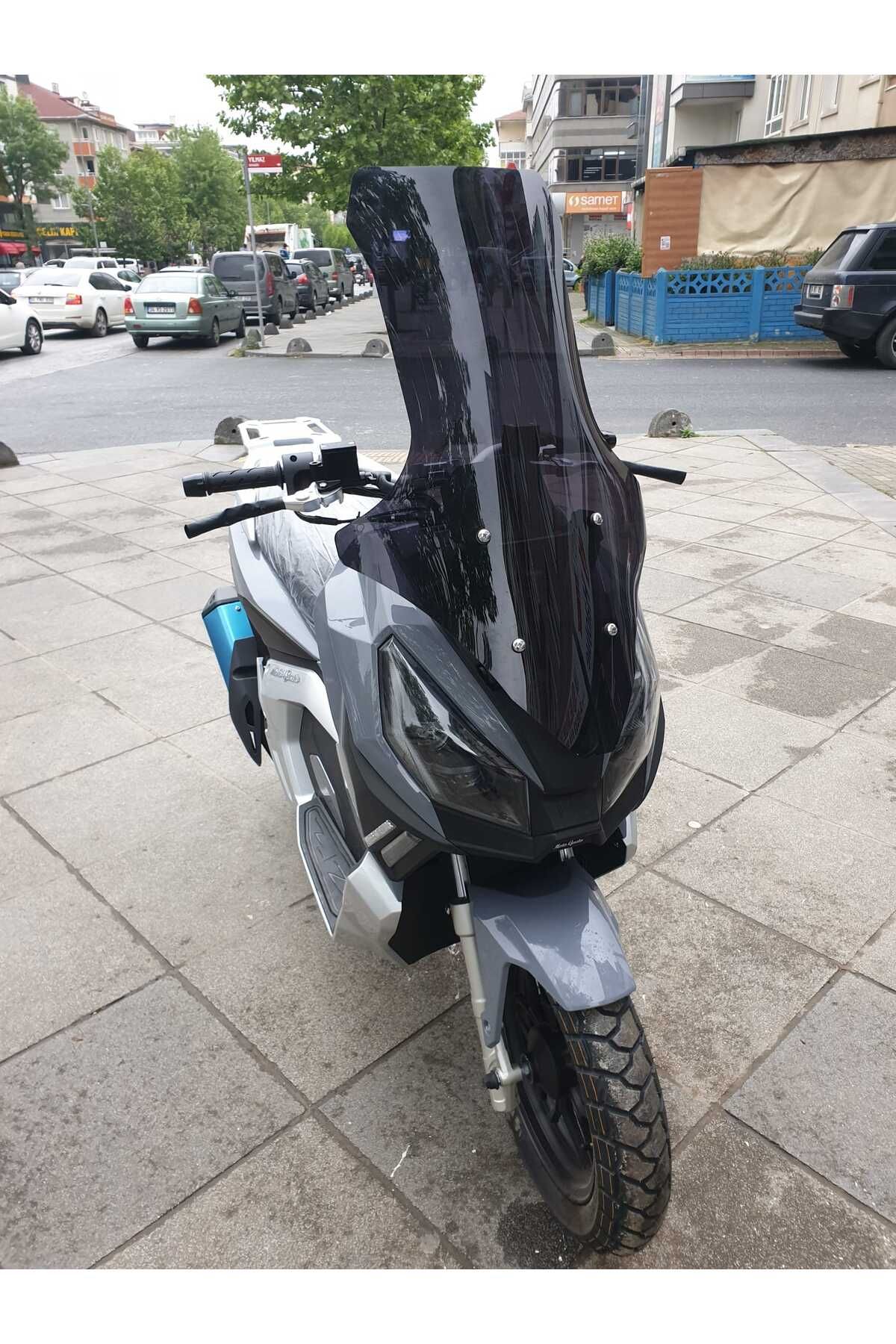 Moto Gusto Dream 150 Siperlik Ön Cam 2023-2025 Model 78cm Siyah Renkli 4mm UZUN CAM