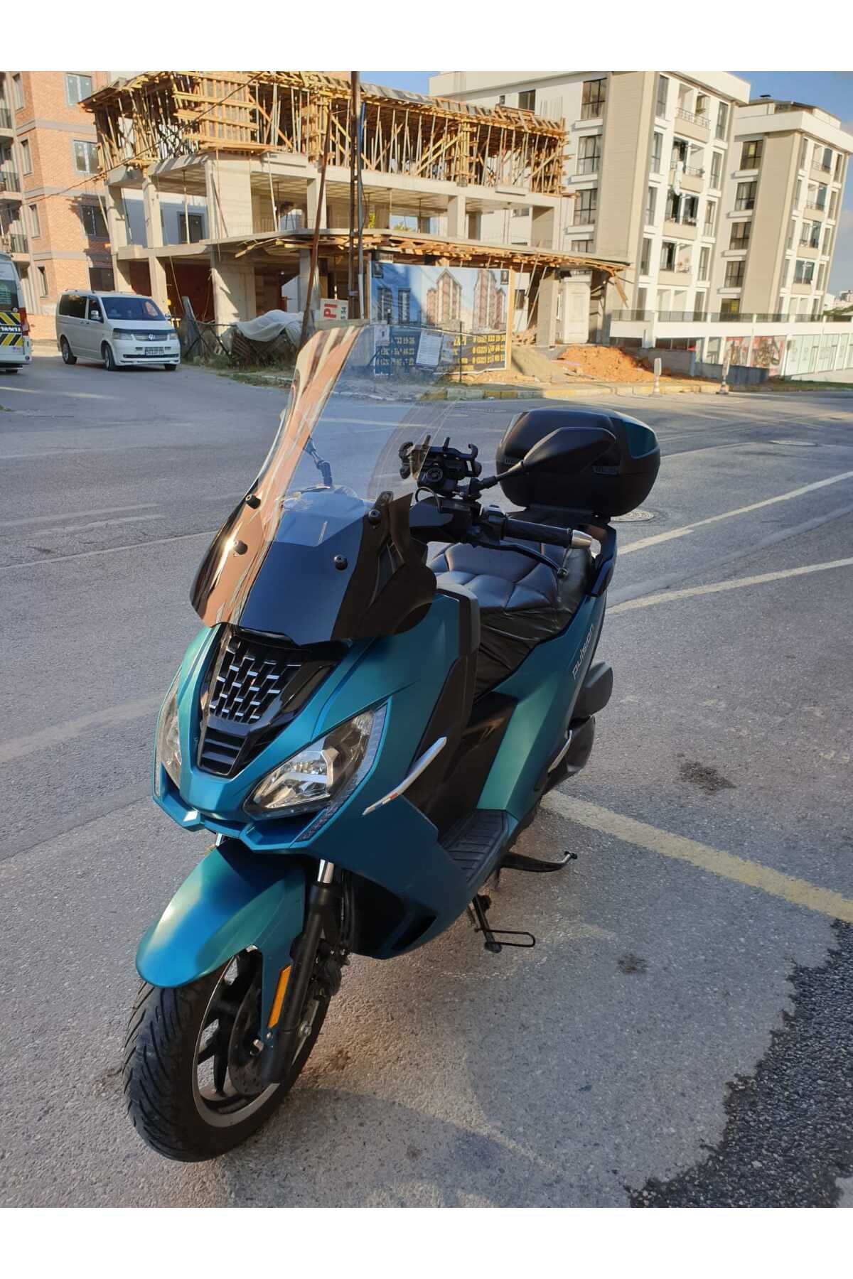 Peugeot Pulsion 125 Siperlik Ön Cam 2022-2025 Model 68cm Şeffaf Renkli 4mm