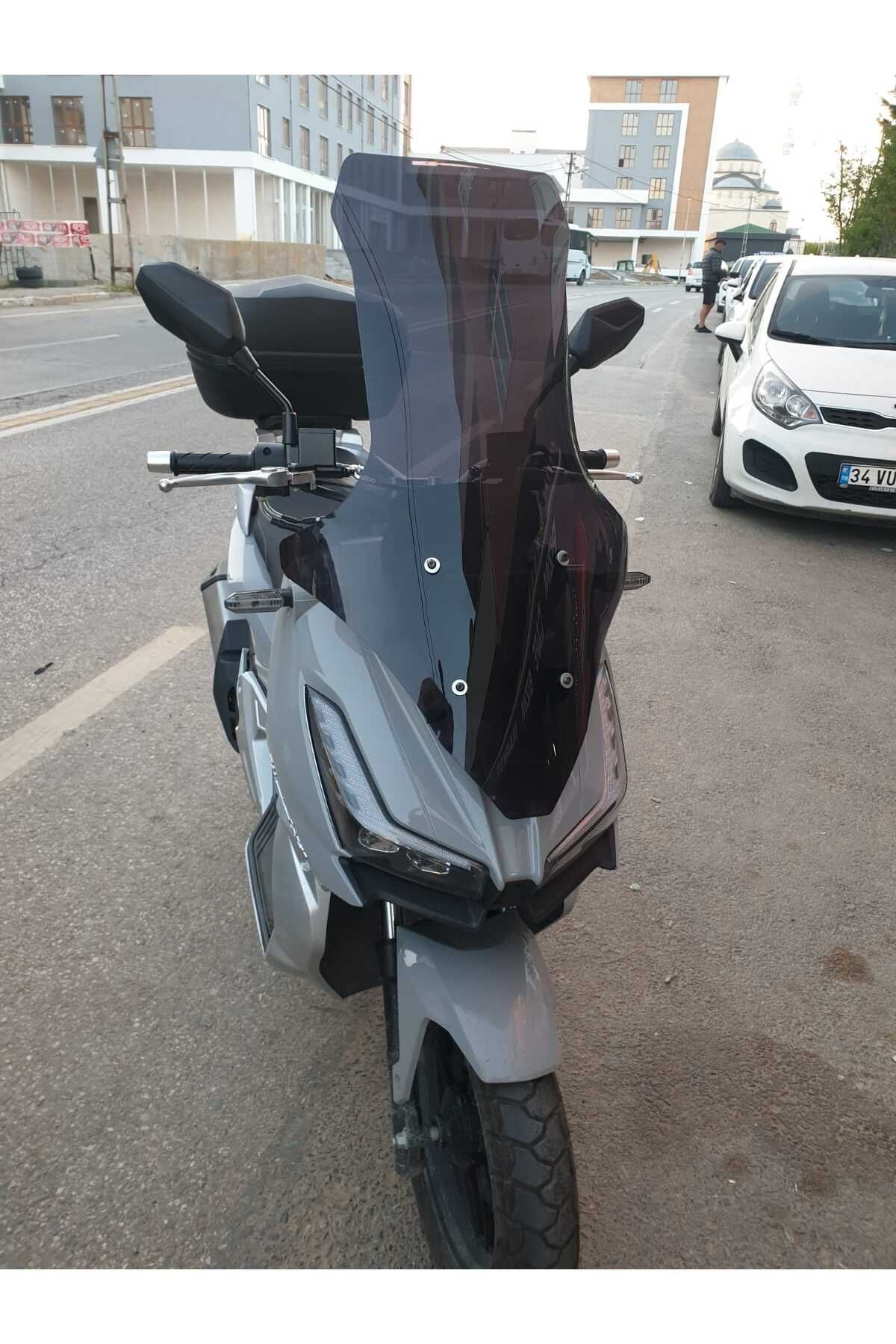 Motolüx Wow 150  Siperlik Ön Cam 2023-2025 Model 78cm Siyah Renkli 4mm UZUN CAM