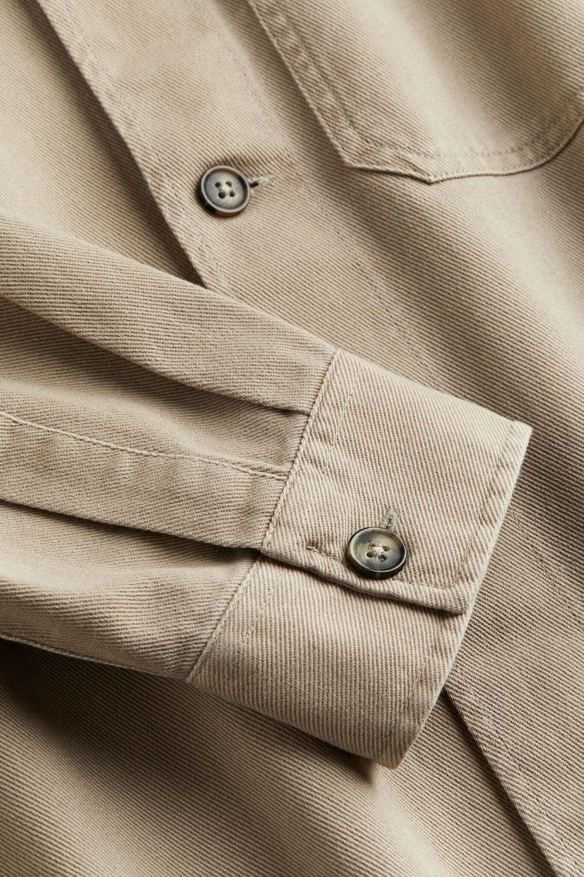 H&M-Regular Fit Twill shacket 1