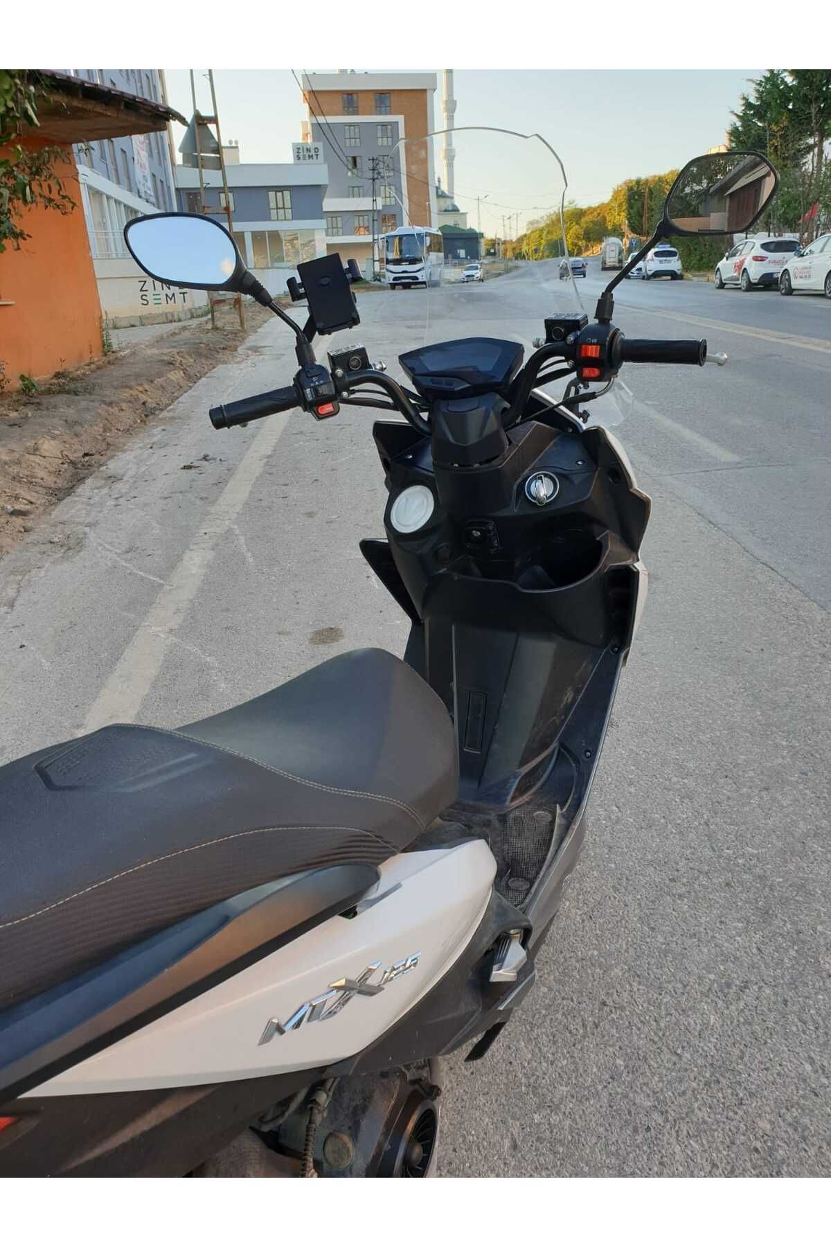 Motolüx Mtx 125 Siperlik Ön Cam 2022-2025 Model 65cm Şeffaf Renkli 4mm ORTA BOYLU CAM