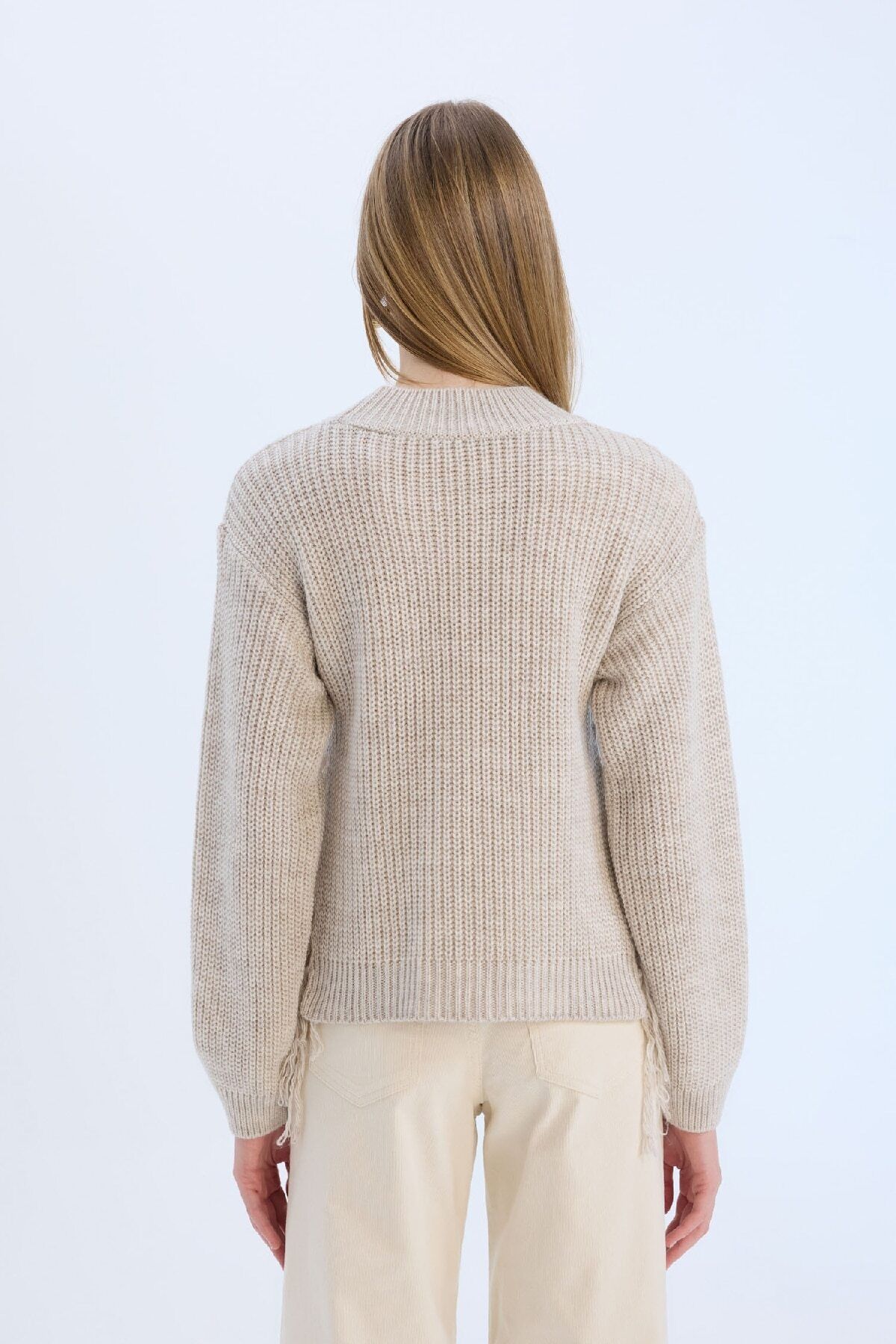 DeFacto-Relax Fit Half Turtleneck Thessaloniki Fabric Sweater E5567Ax24Cw 6