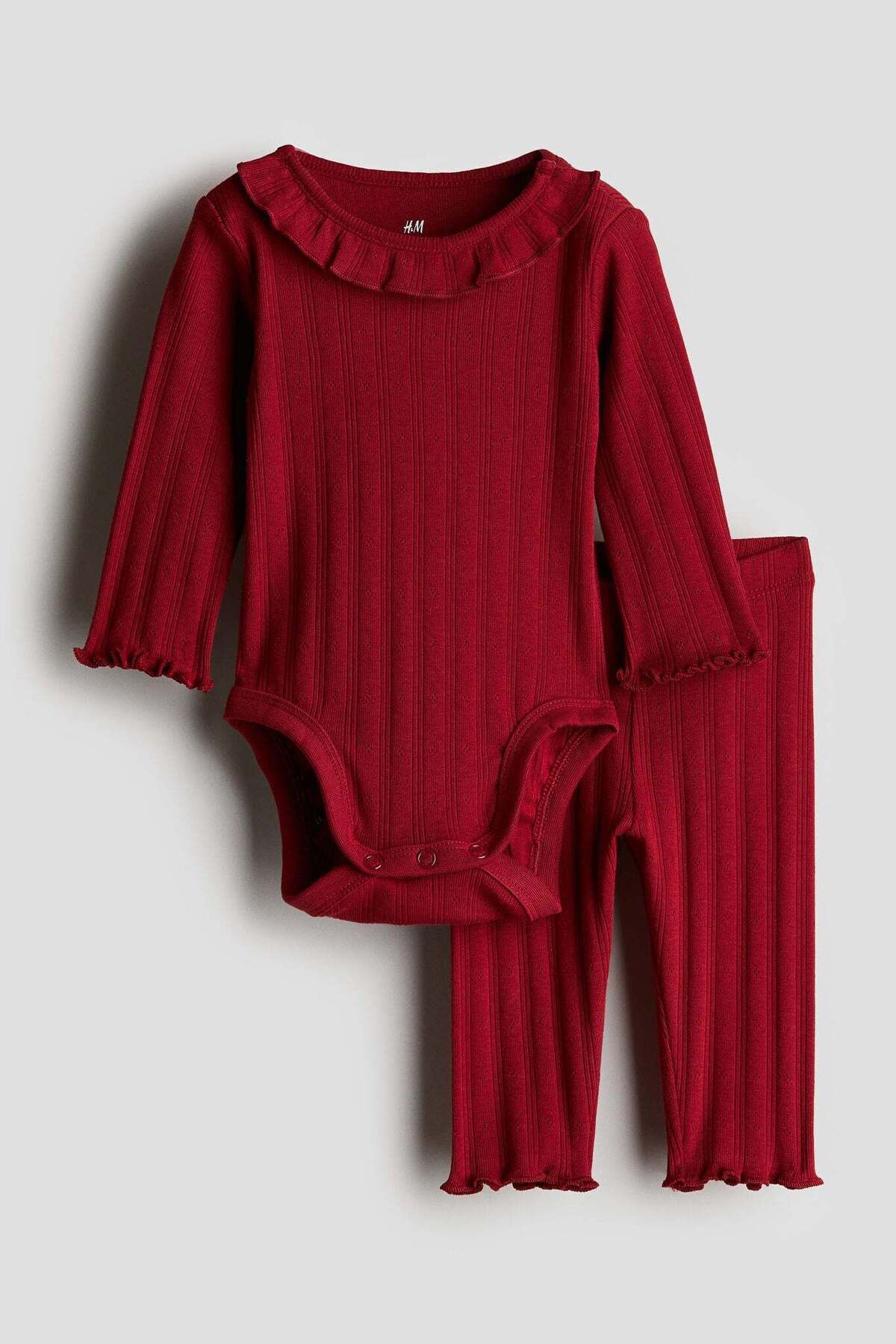 H&M-2-piece cotton jersey set 1