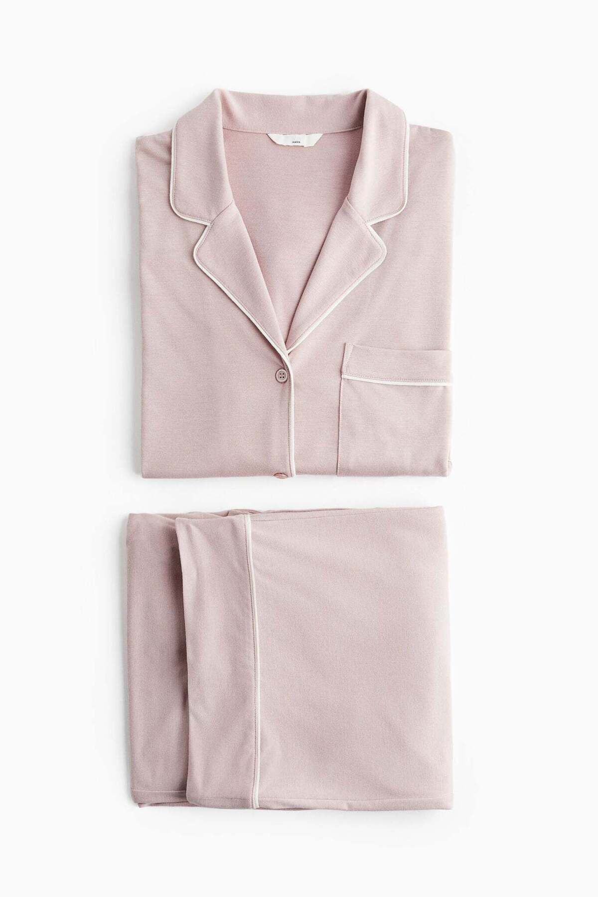 H&M-MAMA Piping-detail pyjamas 1