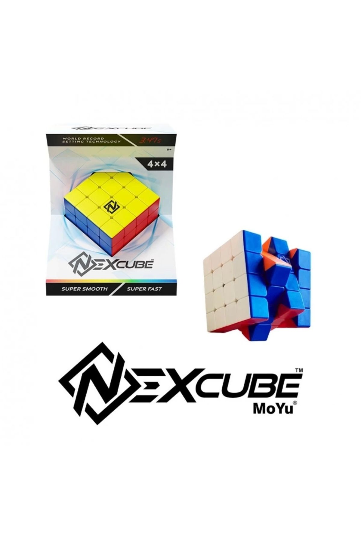 Doğan Oyuncak Dünyası-Original Nexcube 4X4 Classic Cube - Nexcube Speed Cube - Nexcube Classic 4X4 Intelligence Cube - Intelligence Cube - 2