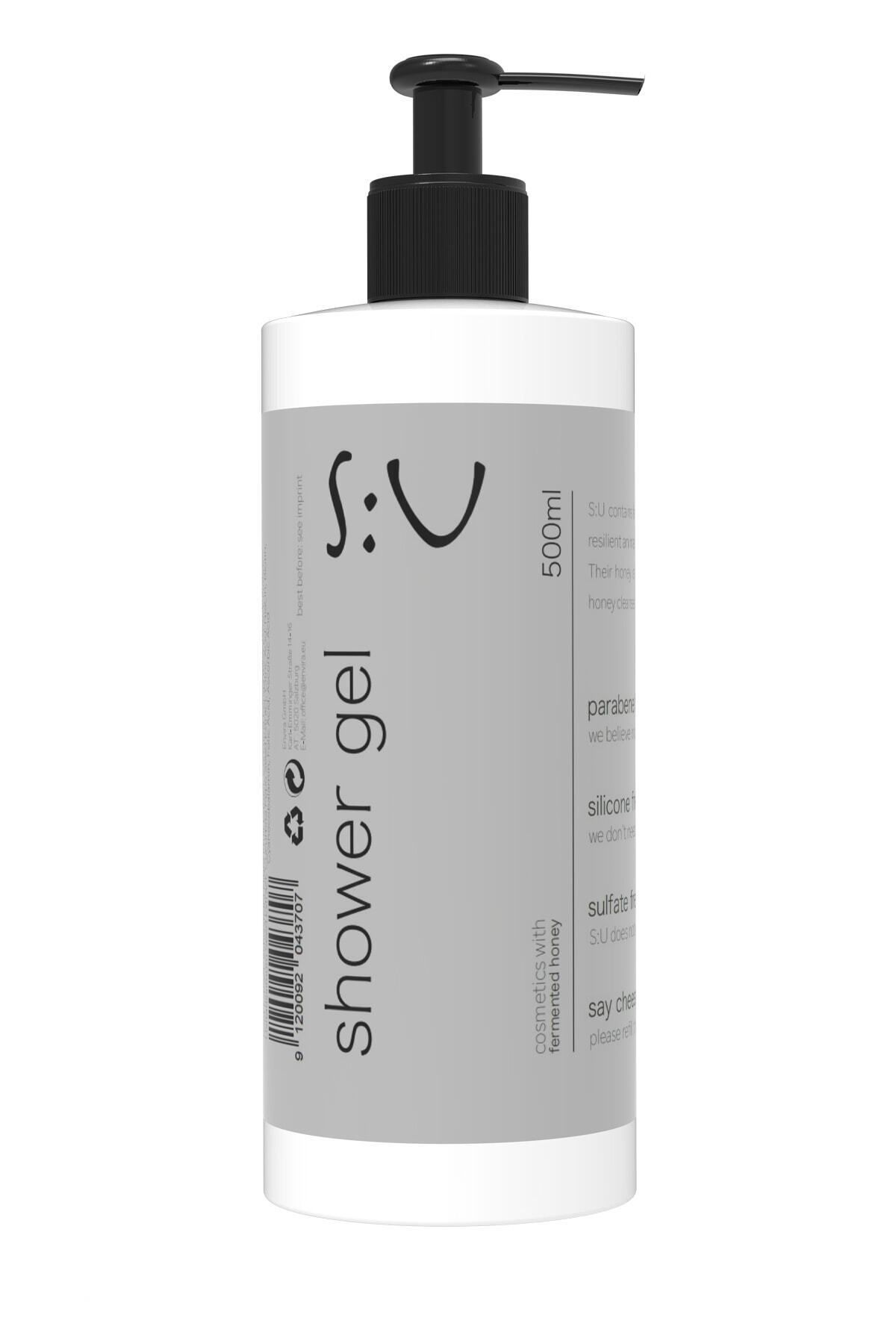 S:U Body Care Shower Gel Men 500 ml - Duş Jeli Erkek Tuz, Paraben, Silikon, Sles/sls Içermez