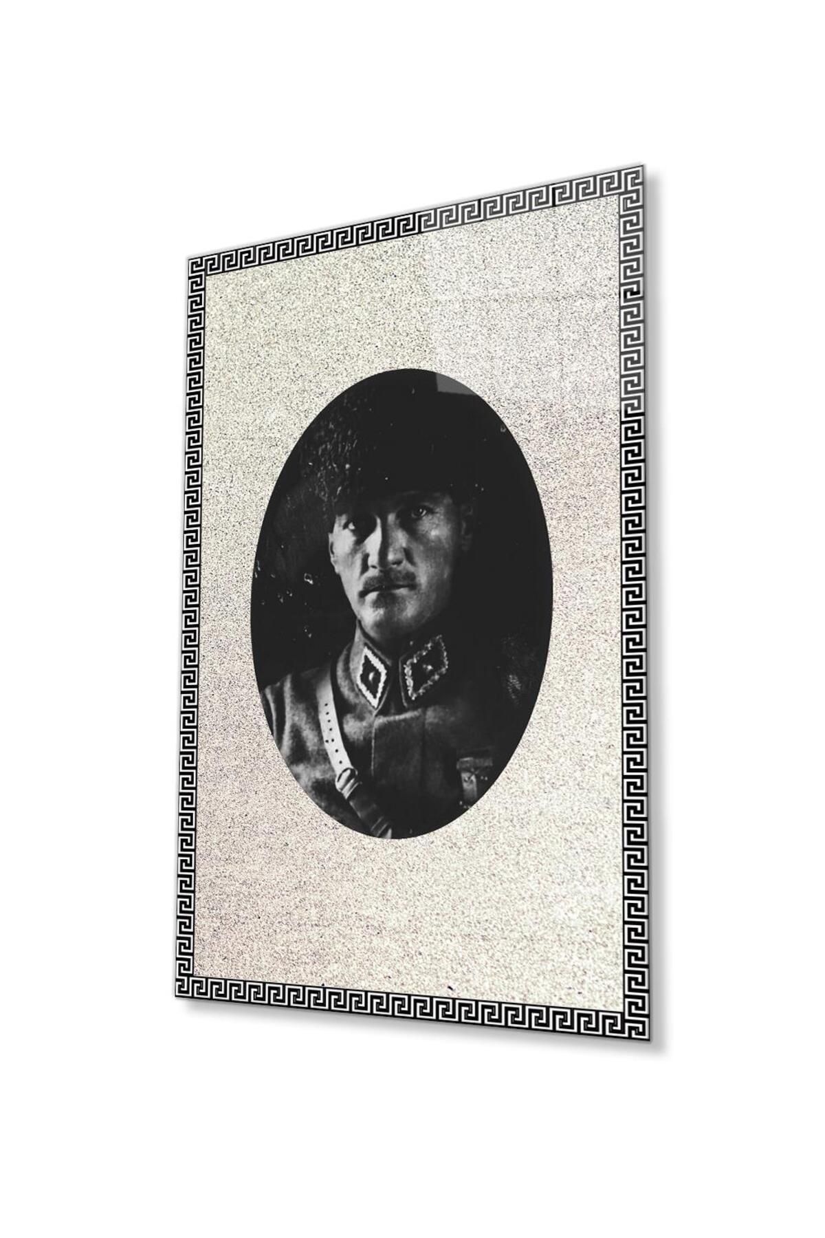 idealizbiz Atatürk Cam Tablo 4mm Dayanıklı Temperli Cam, Atatürk Glass Wall Art