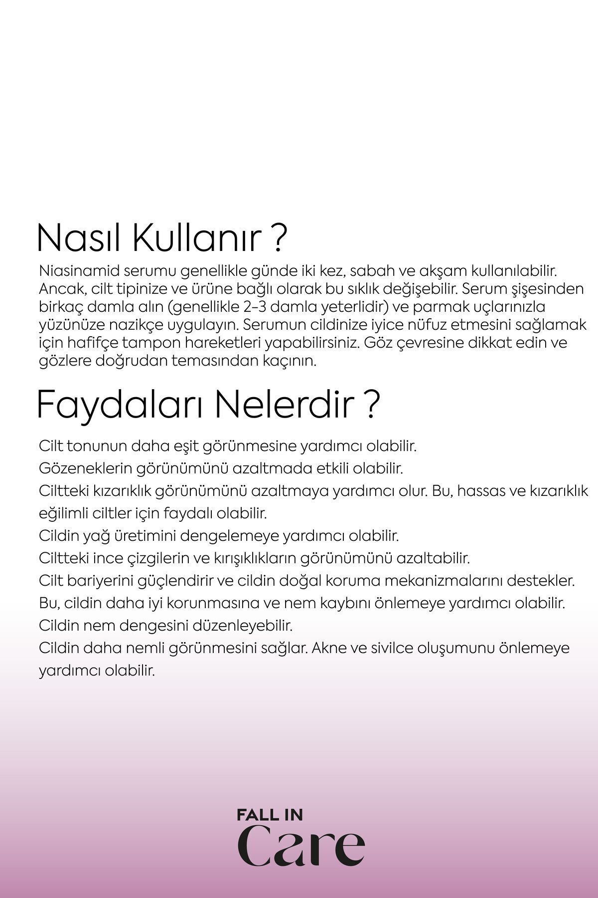 Niacinamide Serum, Siyah Nokta ve Sivilce Karşıtı, Gözenek Sıkılaştırıcı Cilt Bakım Serumu, 30ml — FICNS01 — تصویر 5 از 8