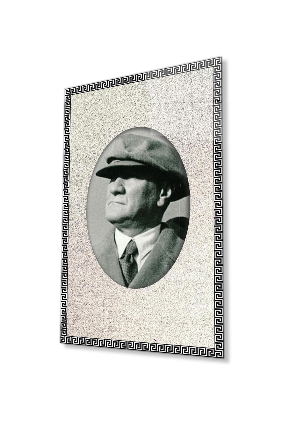 idealizbiz Atatürk Cam Tablo 4mm Dayanıklı Temperli Cam, Atatürk Glass Wall Art