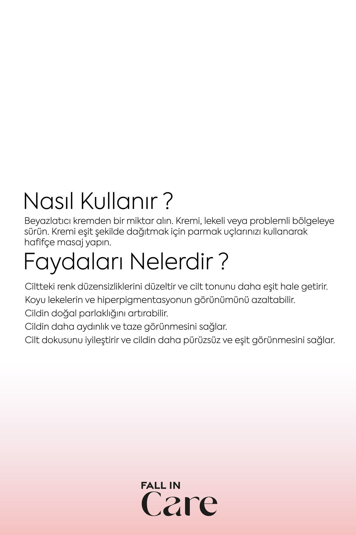 FALL IN CARE-50 مل كريم الجلوتاثيون للتبييض والتفتيح - عناية مضادة للعيوب 4