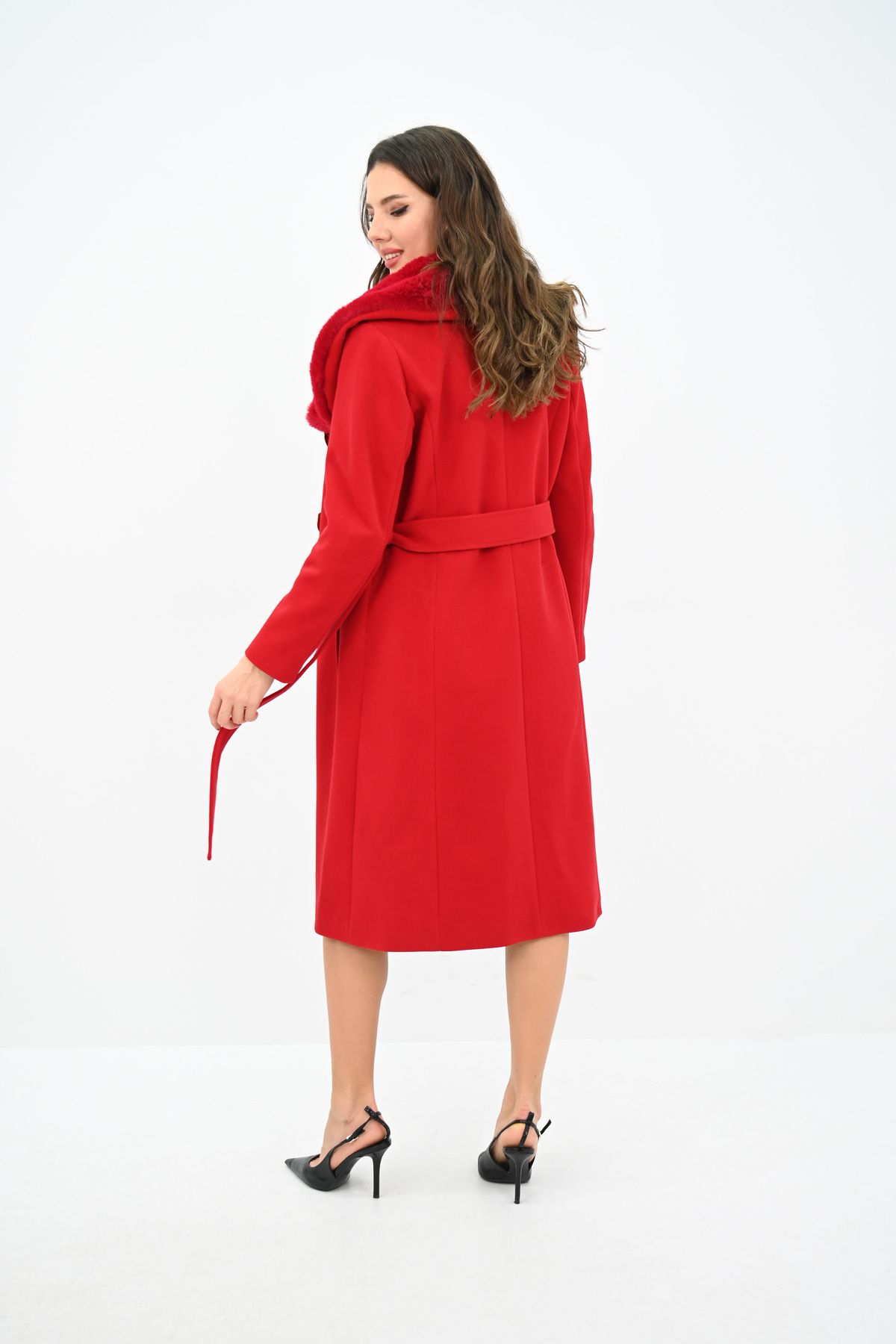 Koza Butik-Coat - Red - Regular fit 5