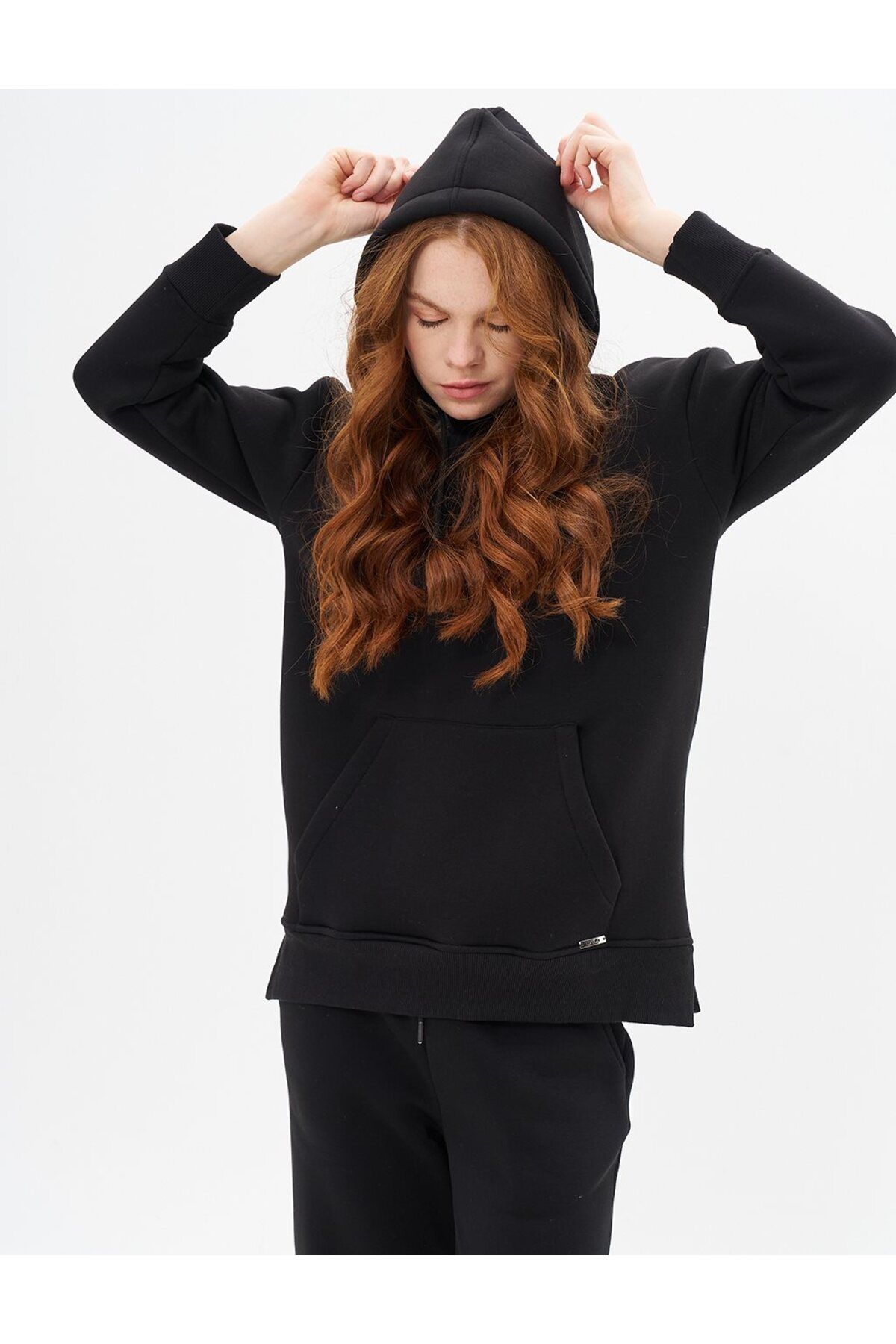 Kayra-Black Hooded Sweatshirt 6