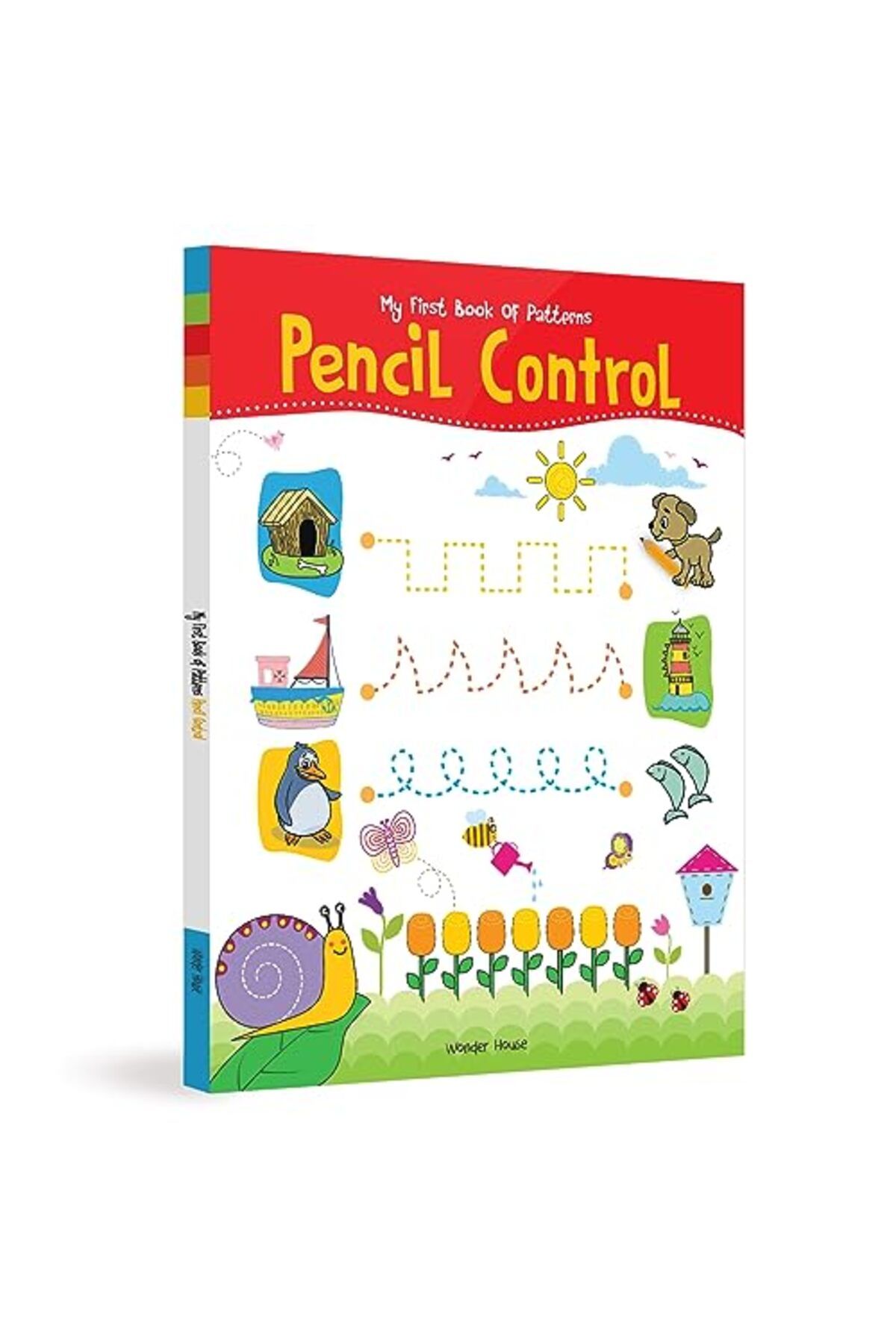 Wonder House Books-My First Book Of Patterns Pencil Control Patterns Practice Book For Kids Pattern Writing 1