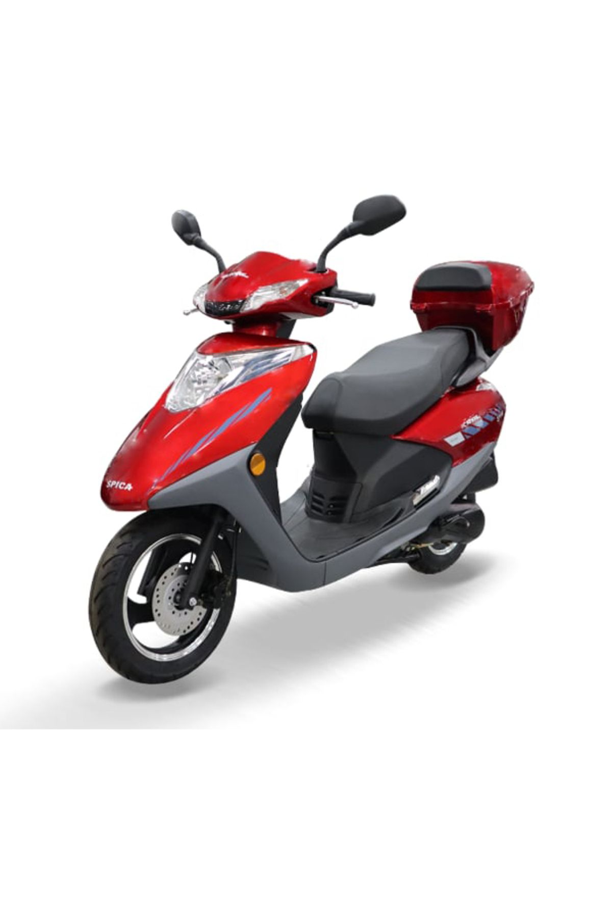Kral Spica 50 Benzinli Scooter - Kırmızı