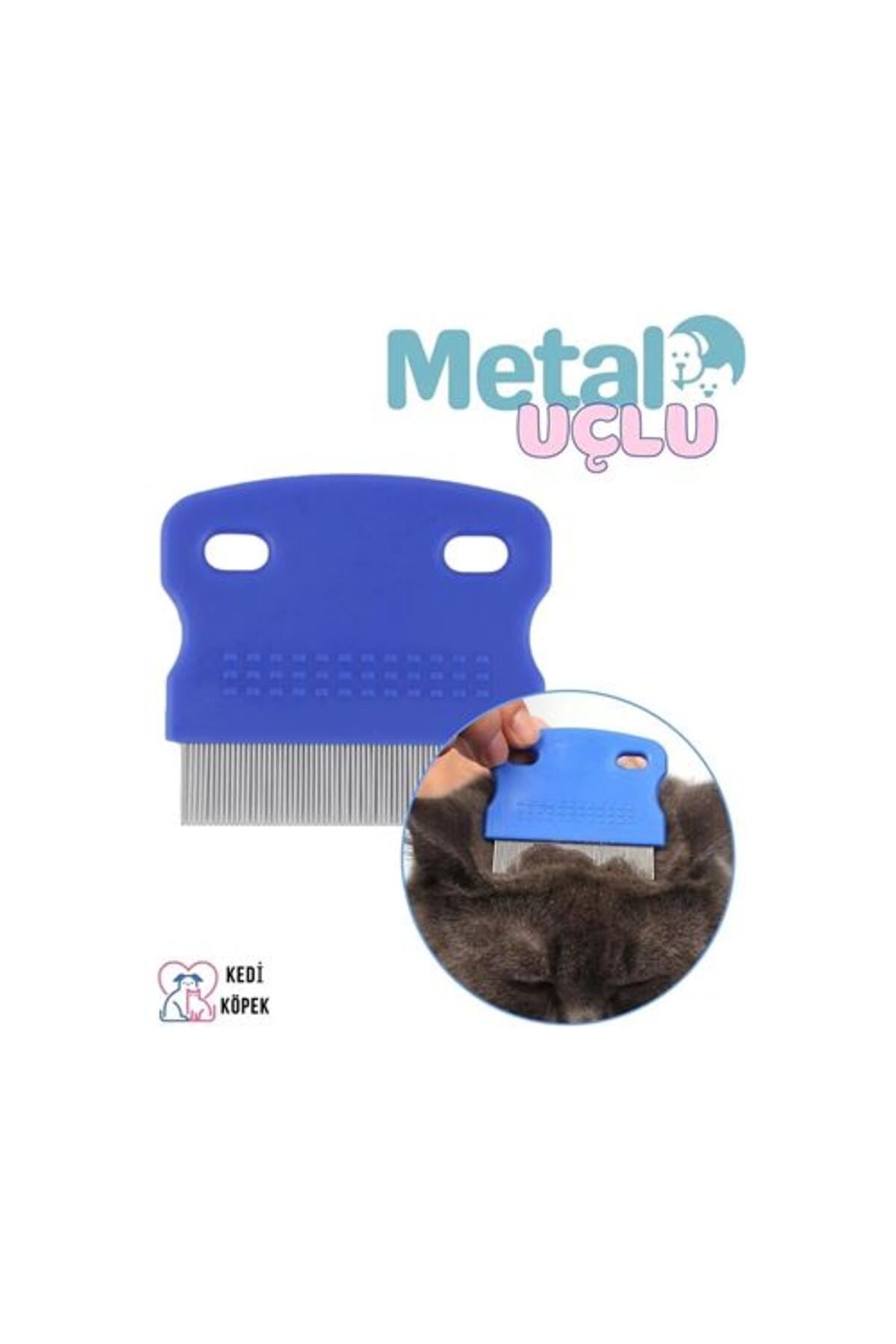 feifei-Gracia Design Cat Dog Lice Flea Comb 1