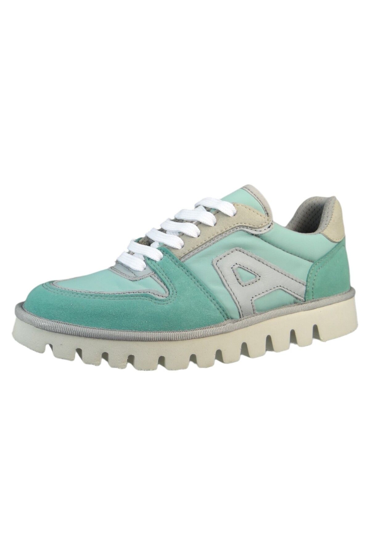 ART-Damen Low Sneaker Ontario Low Top 1589 Türkis Multi Albufera Leder/Synthetik mit Softlight Fußbett 2