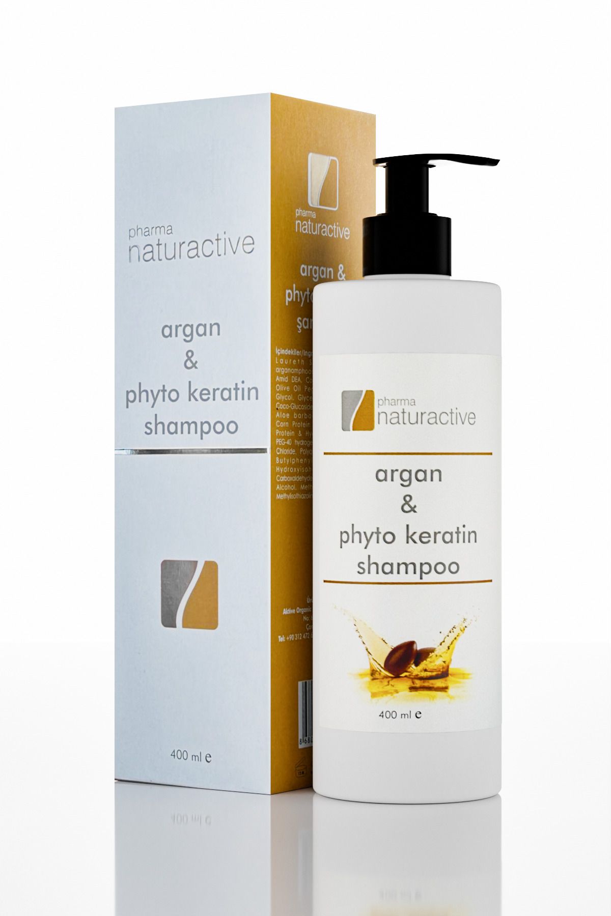 Pharmanaturactive-Pharma Naturactive Argan Oil and Phyto Keratin Shampoo 400 ml 3