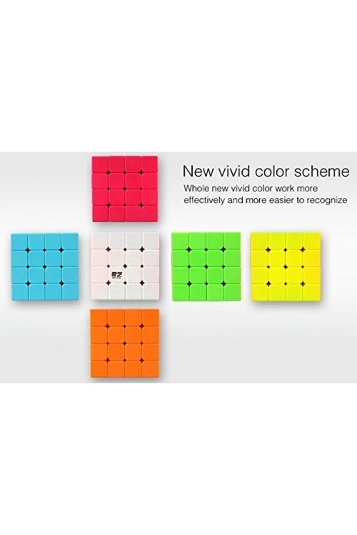 Doğan Oyuncak Dünyası-Luxury Qy 4X4 Speed Cube - Qiyi 4X4 Cube - Intelligence Cube - Intelligence Cube 3
