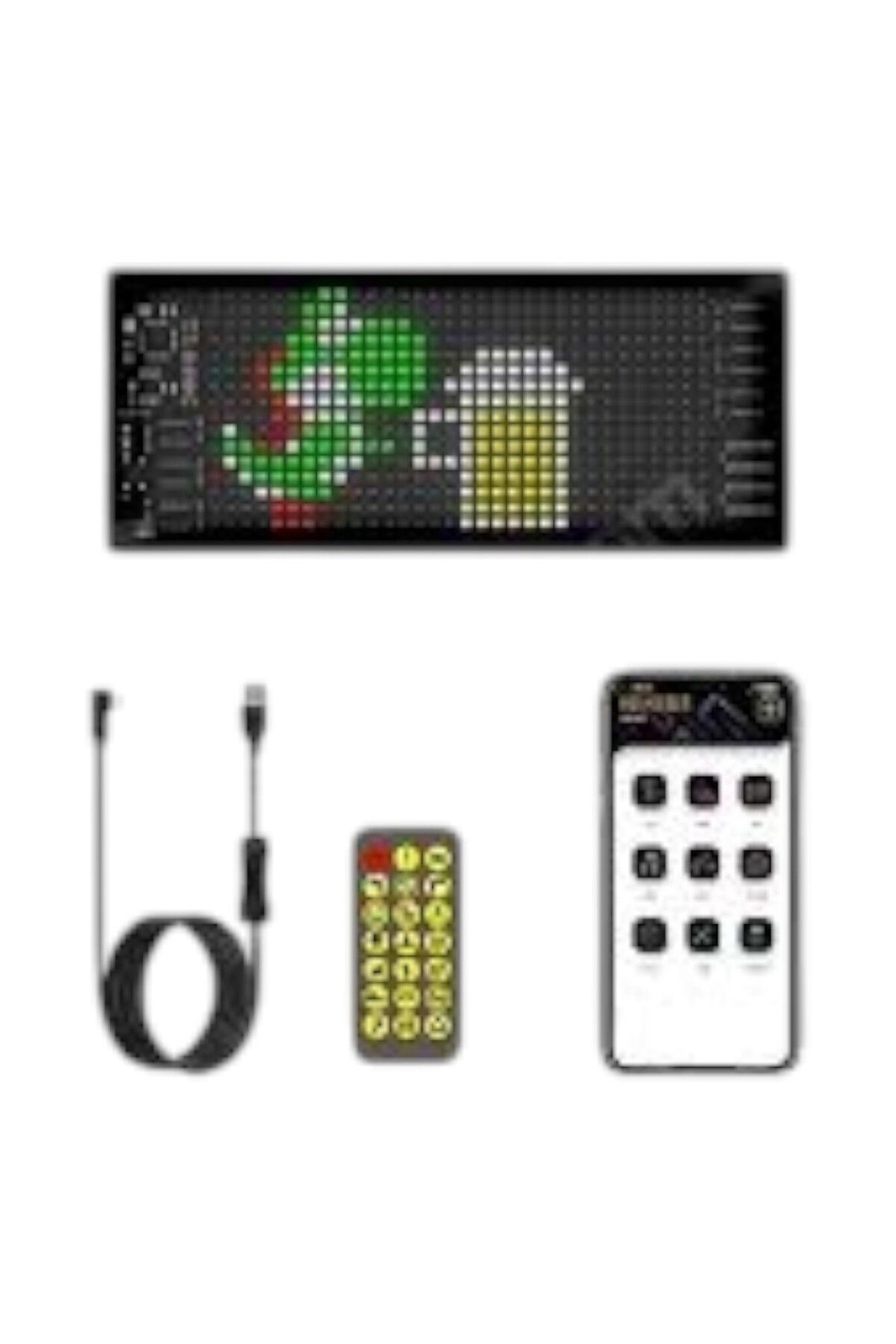 Matrix-(40 cm Long) Large Size Panel Digital Screen Controlled App Controlled Auto Accessory 4